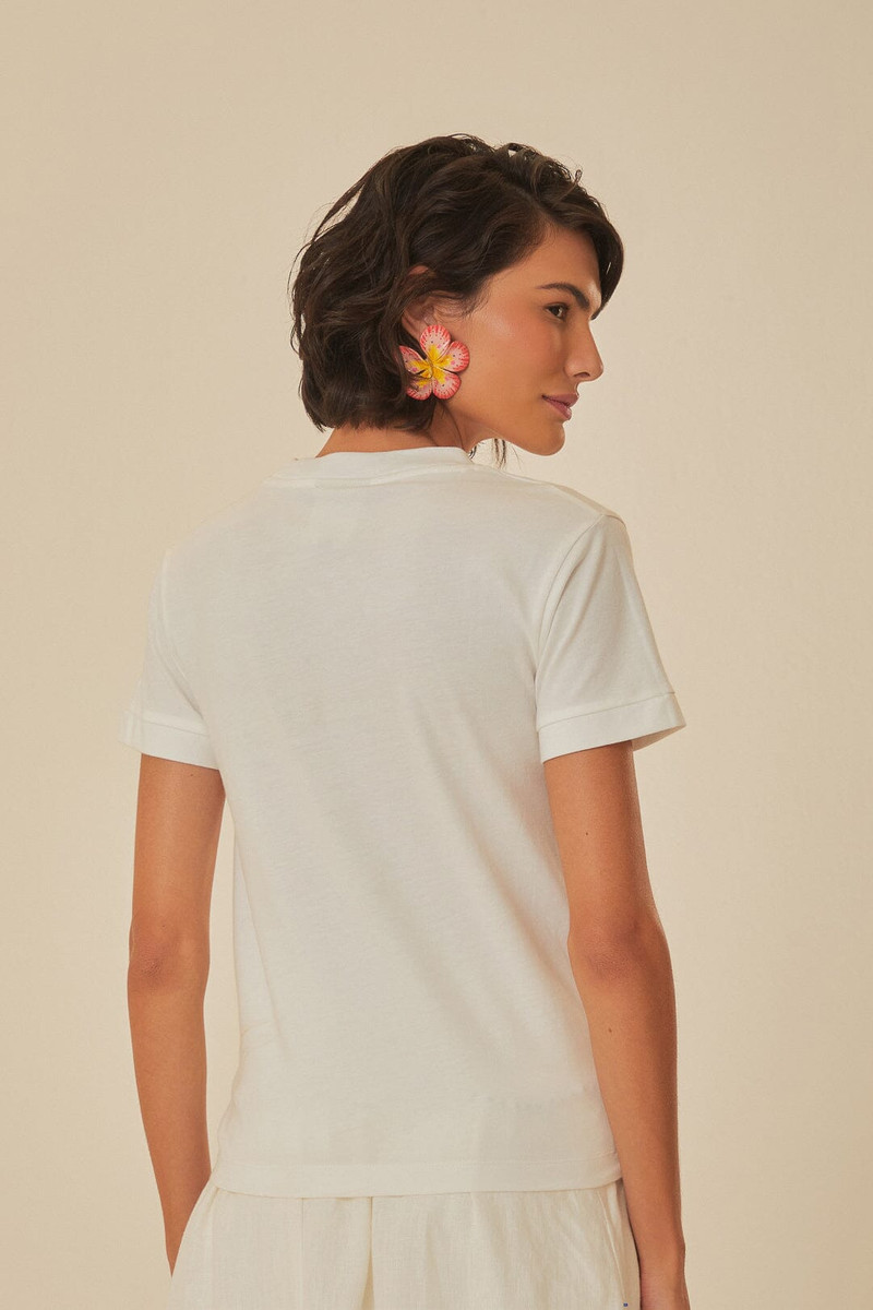 White Sounds Like Brasil Organic Cotton Baby T-Shirt 3