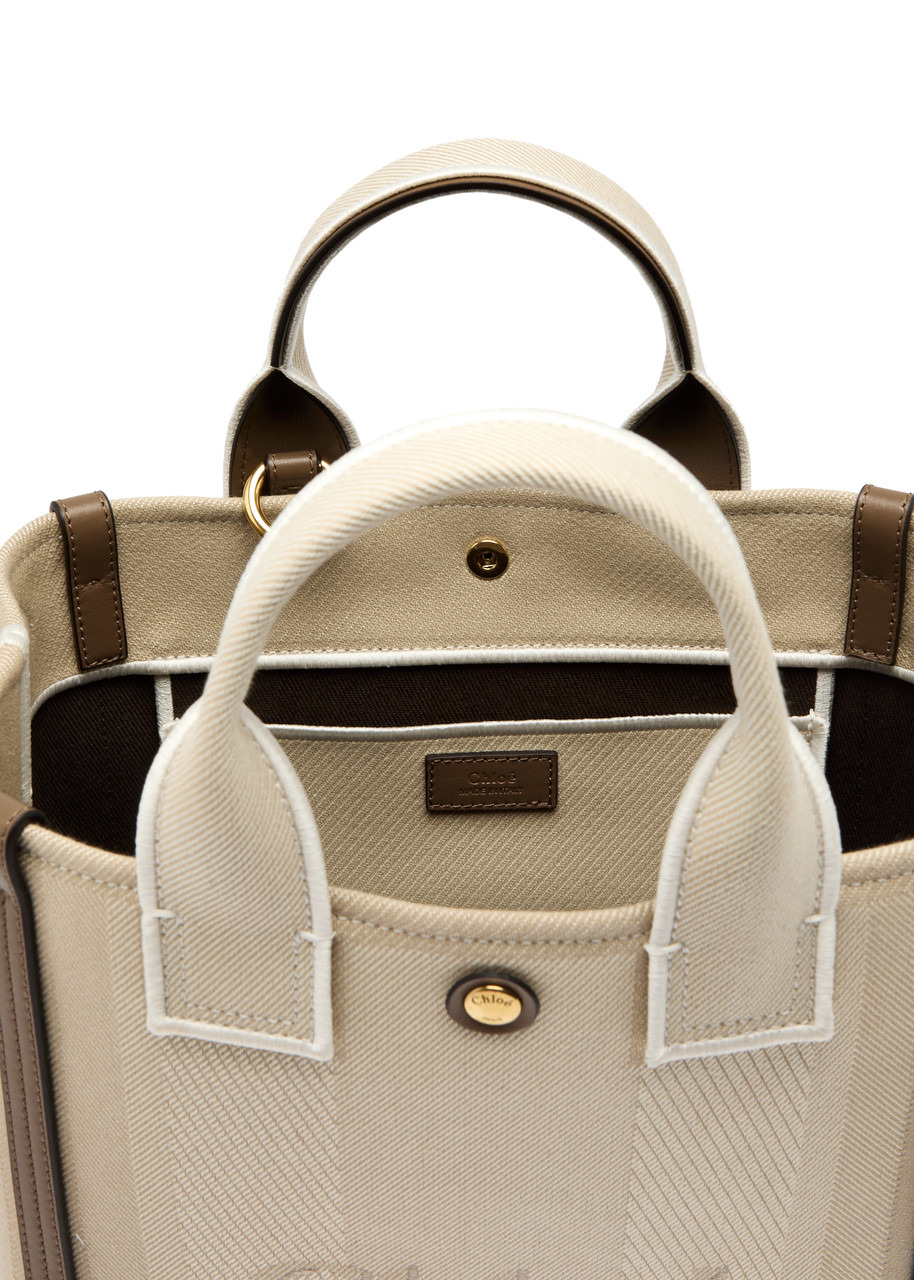 Chloe Carry Small Canvas Tote - 4