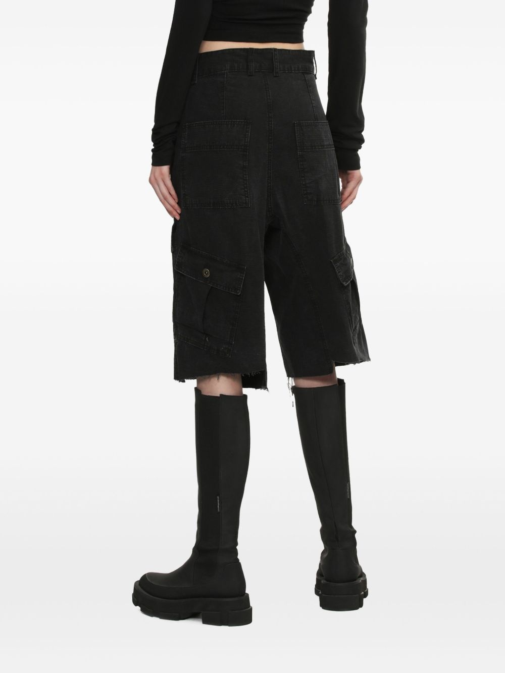 cotton cargo shorts - 4