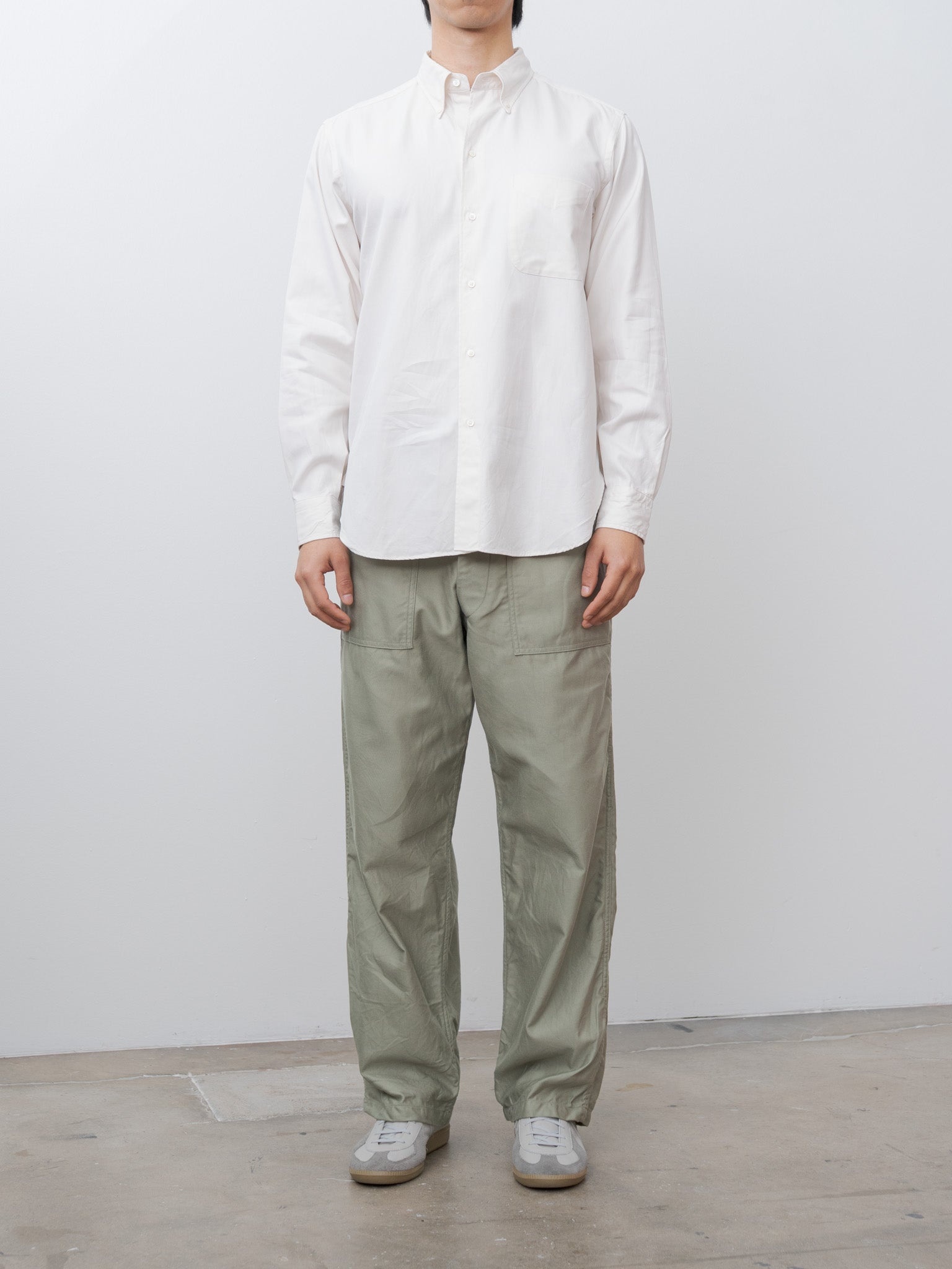 Polo Collar Shirt - Ecru - 2