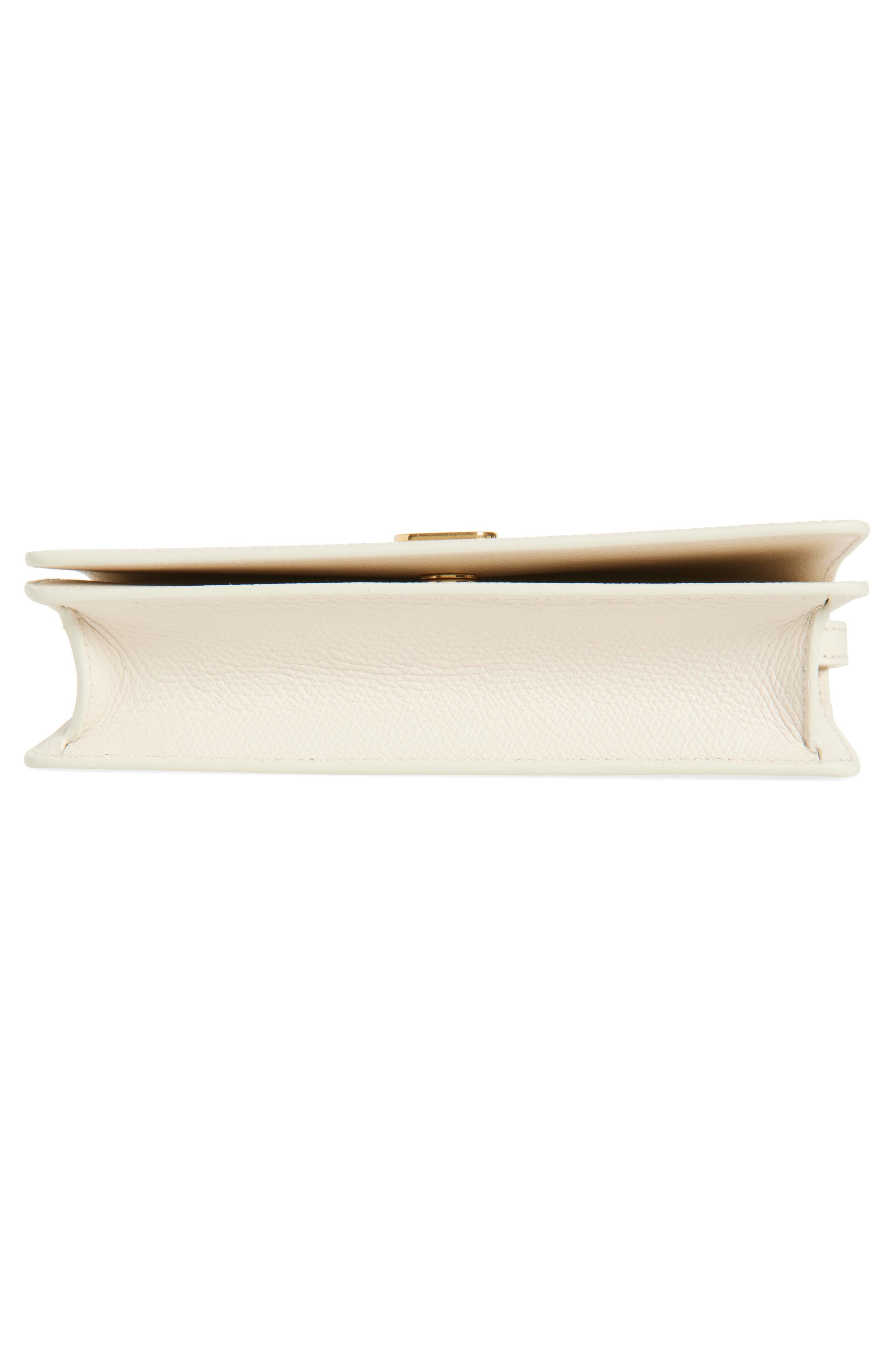 Valentino Garavani Mini VLOGO Leather Shoulder Bag in Light Ivory at Nordstrom - 7
