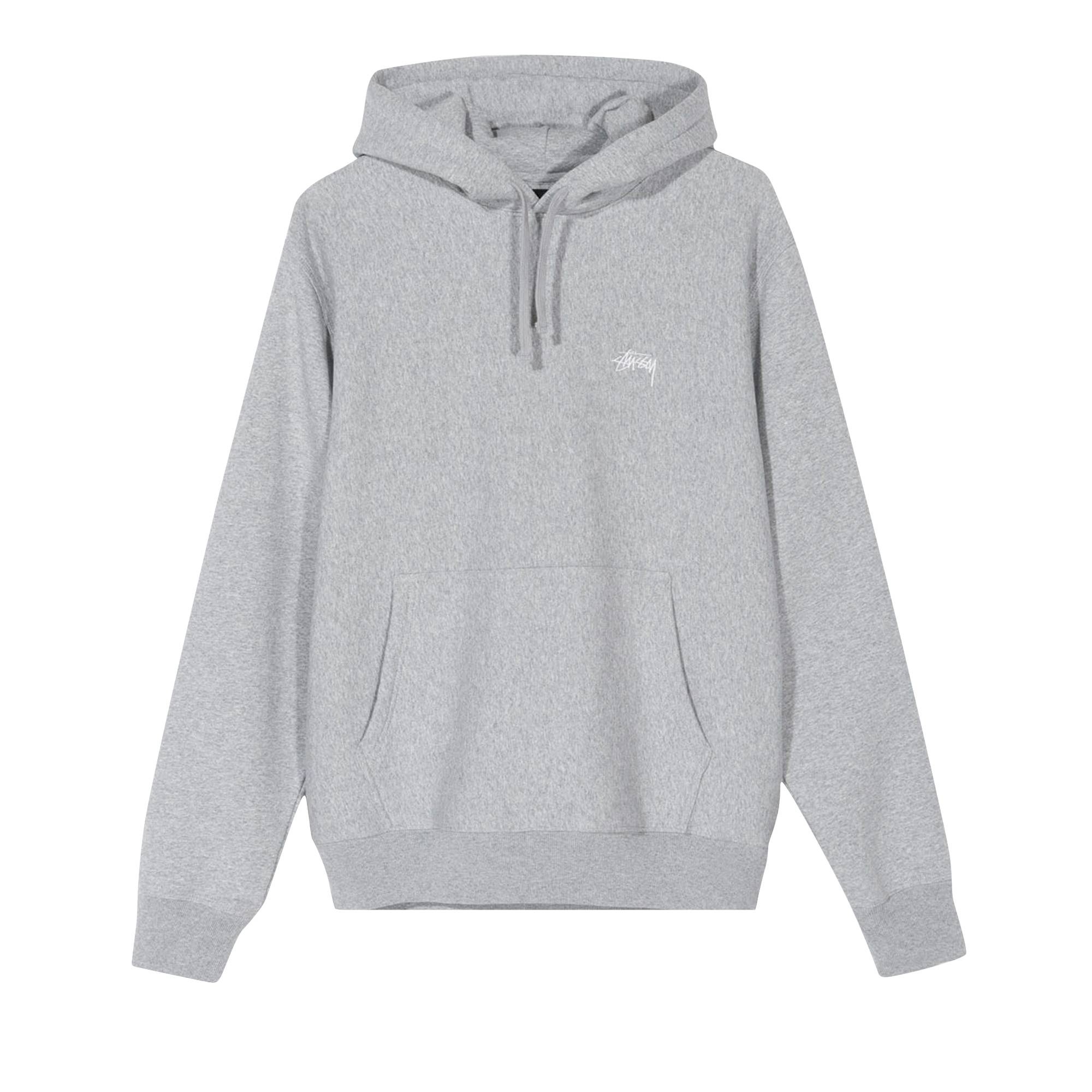 Stussy Logo Hood 'Grey Heather' - 1