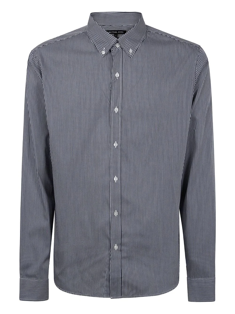 gingham-check shirt - 1