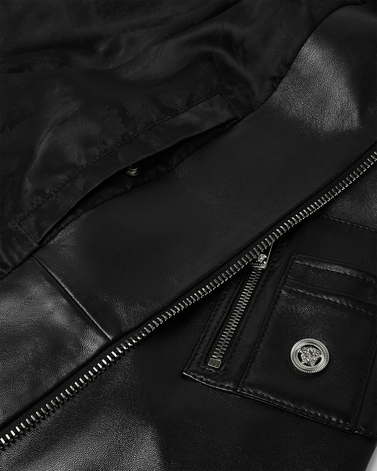 Leather Bomber Jacket - 6