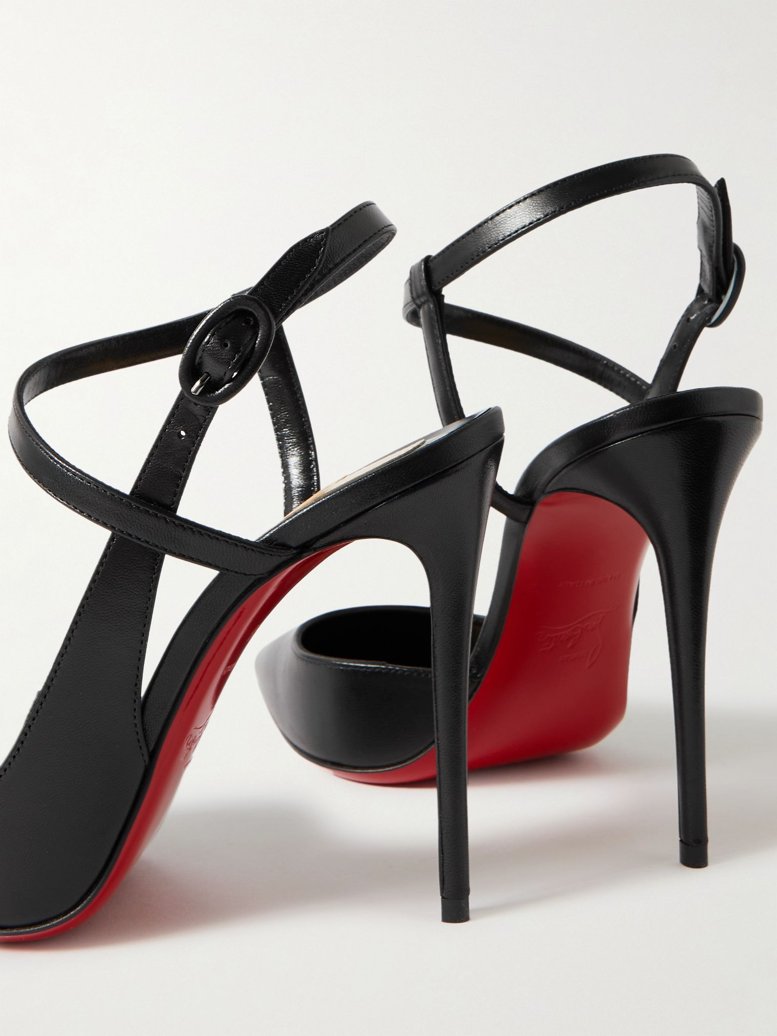 Jenlove 100 leather slingback pumps Black - 4