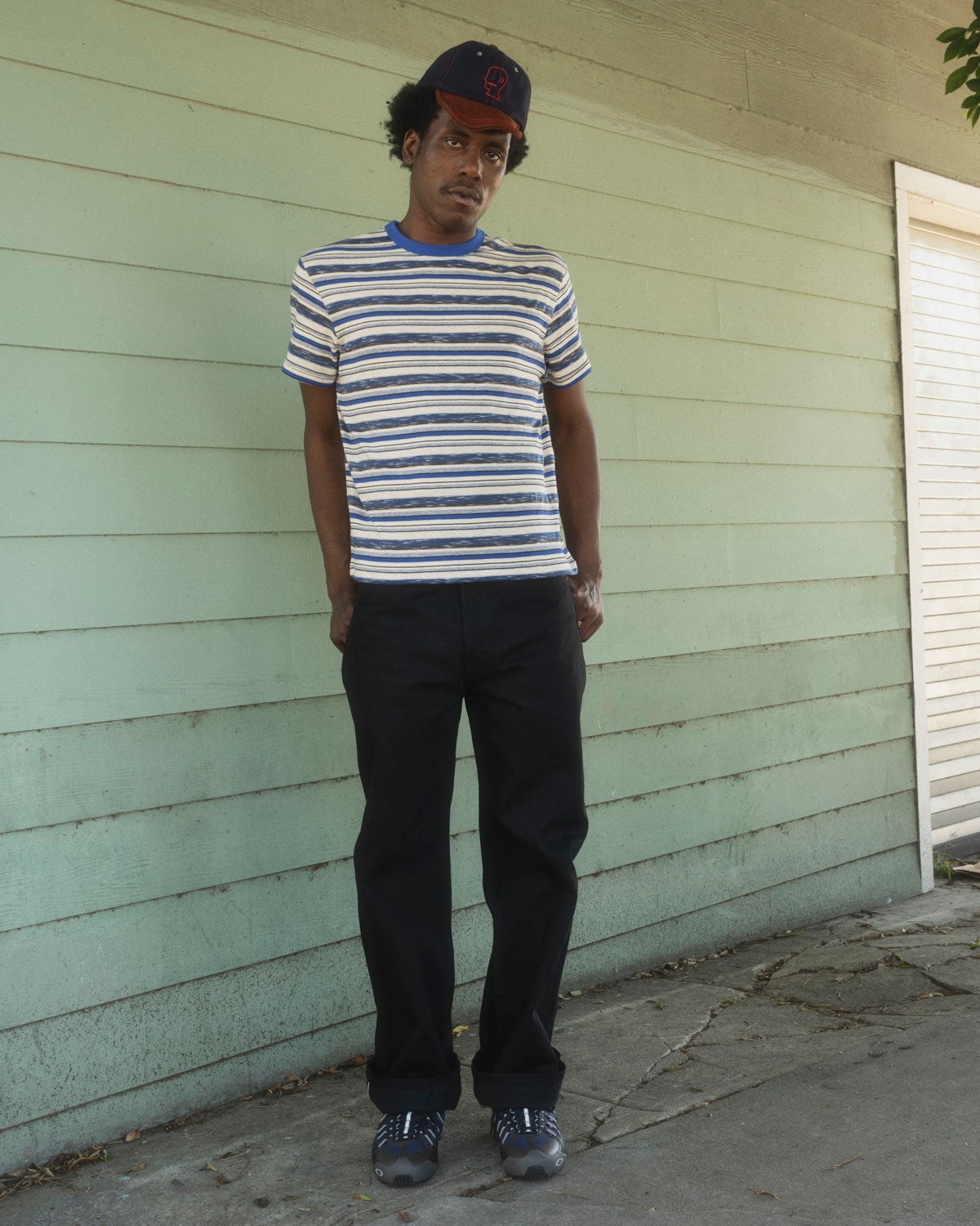 Toni Stripe T-shirt - Blue Multi - 5