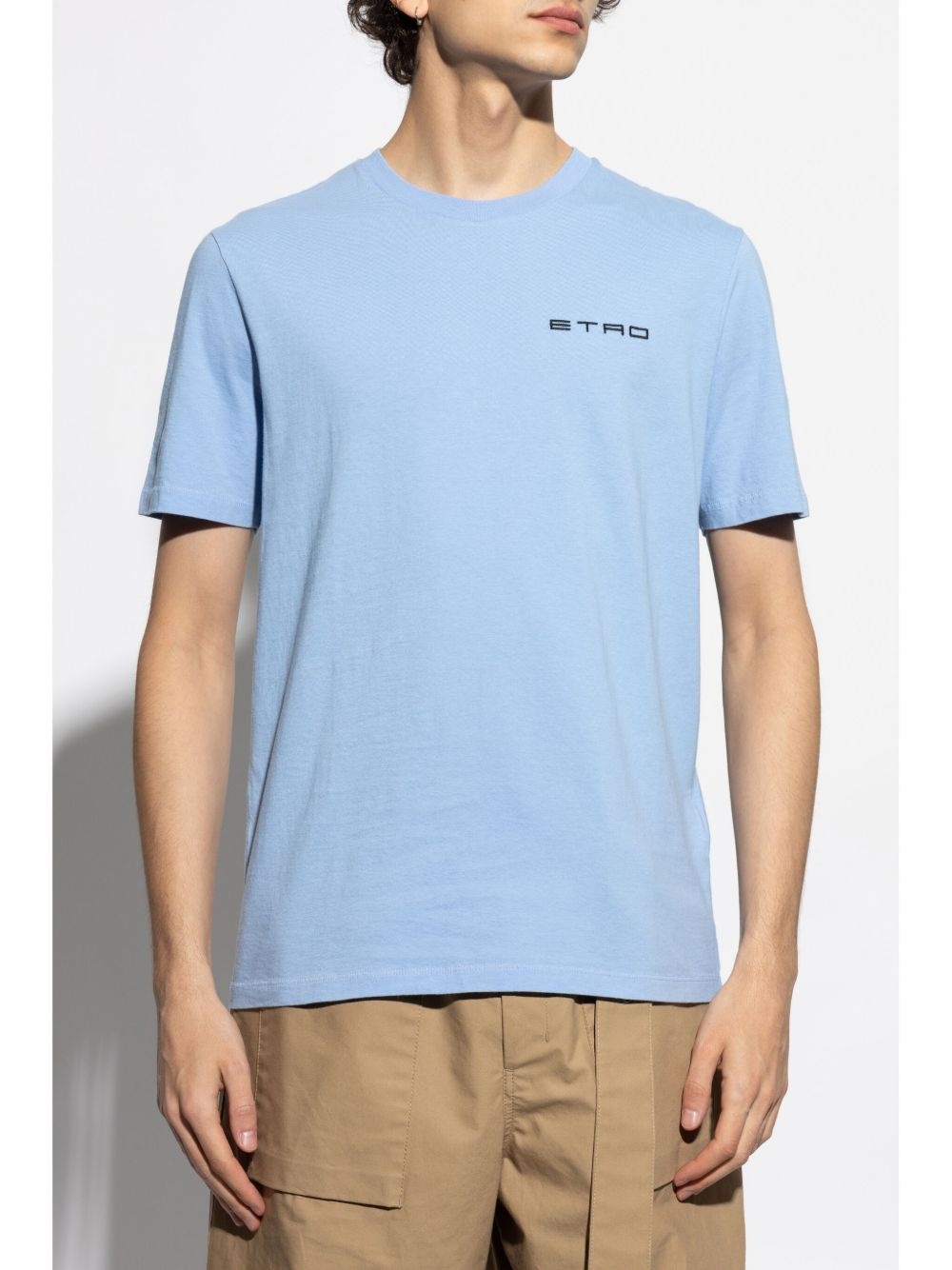 logo-embroidered T-shirt - 3