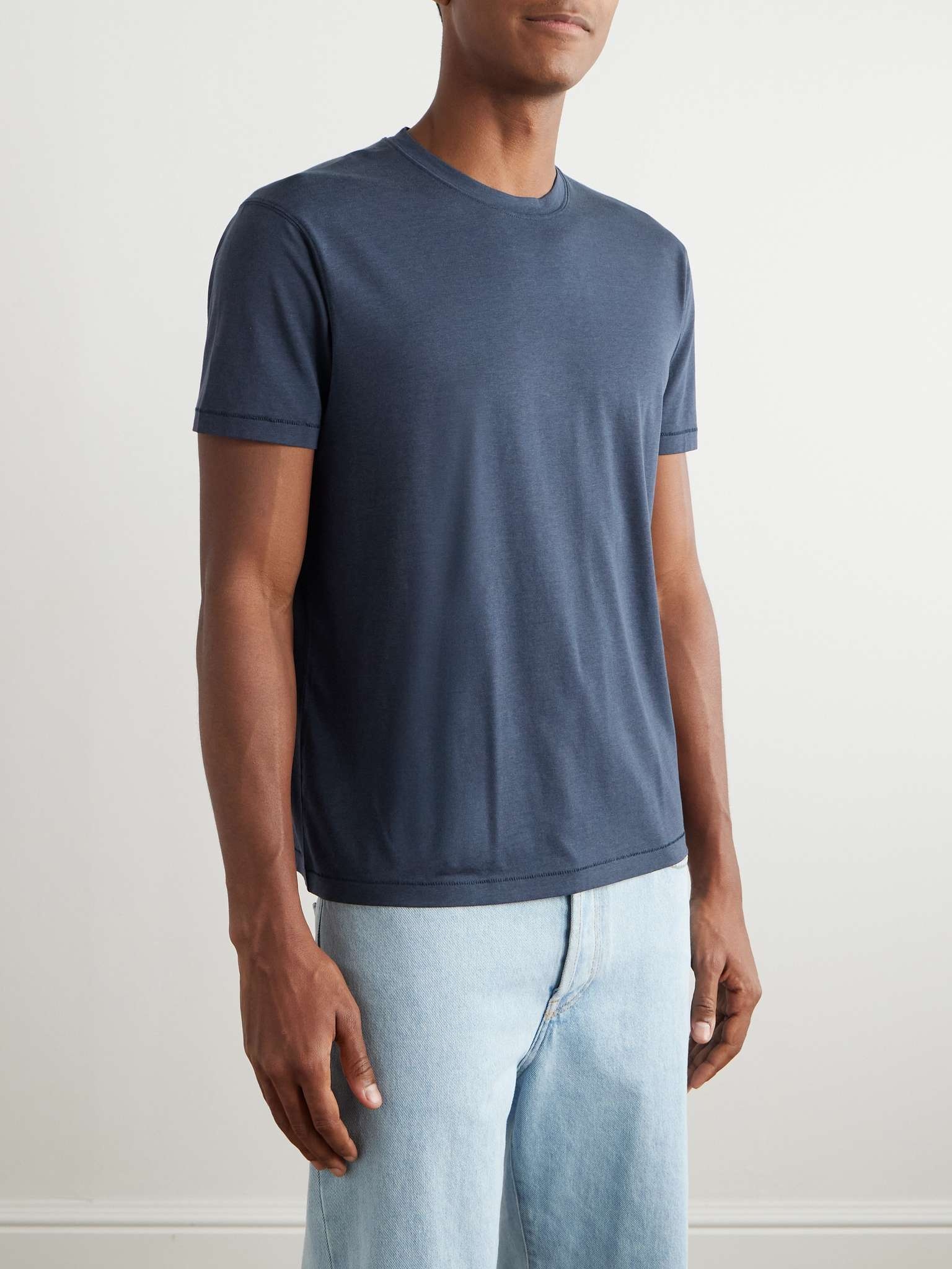 Slim-Fit Lyocell and Cotton-Blend Jersey T-Shirt - 3