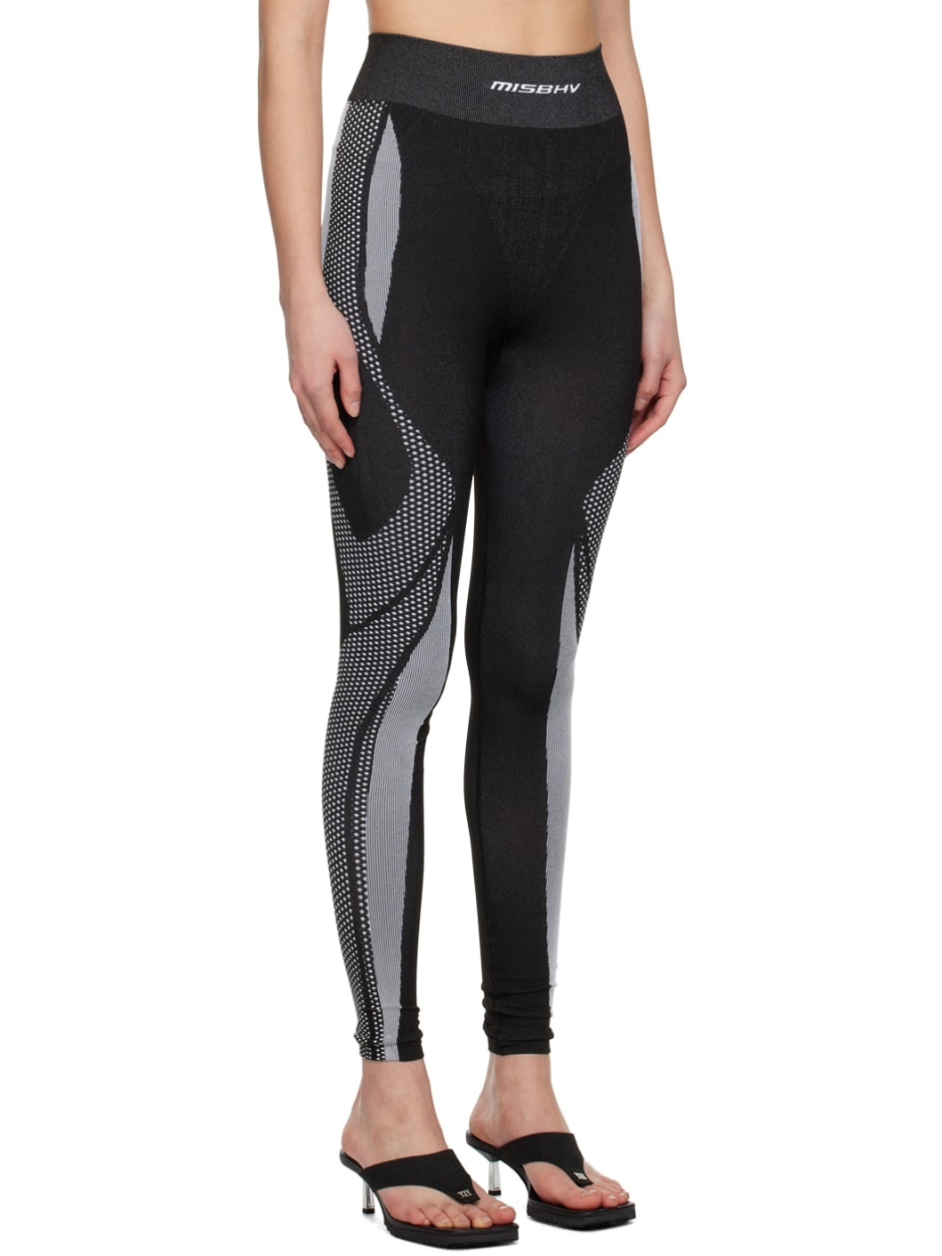 Black & White Performa Sport Leggings - 2