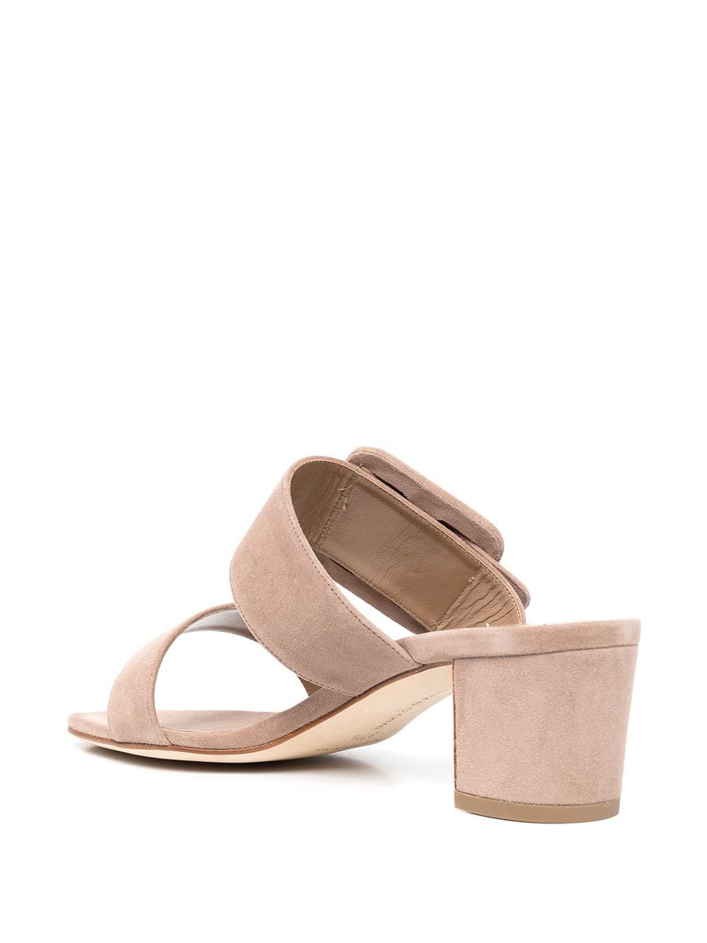 large-buckle sandals - 3