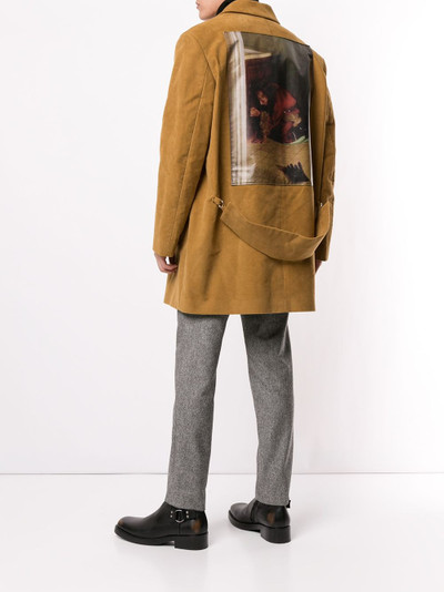 Raf Simons painting patch coat outlook