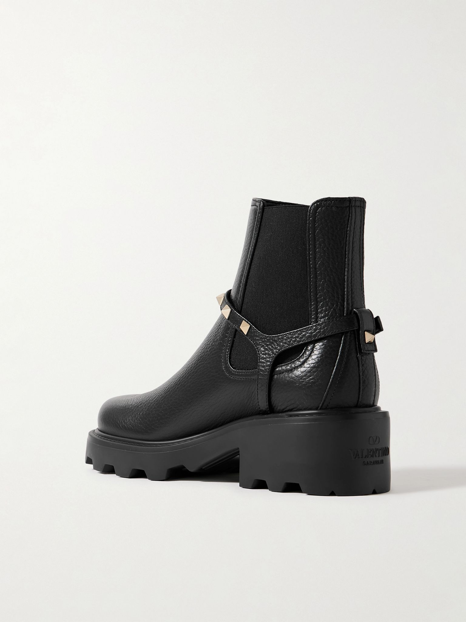 Beatle Rockstud 55 leather Chelsea boots Black - 2
