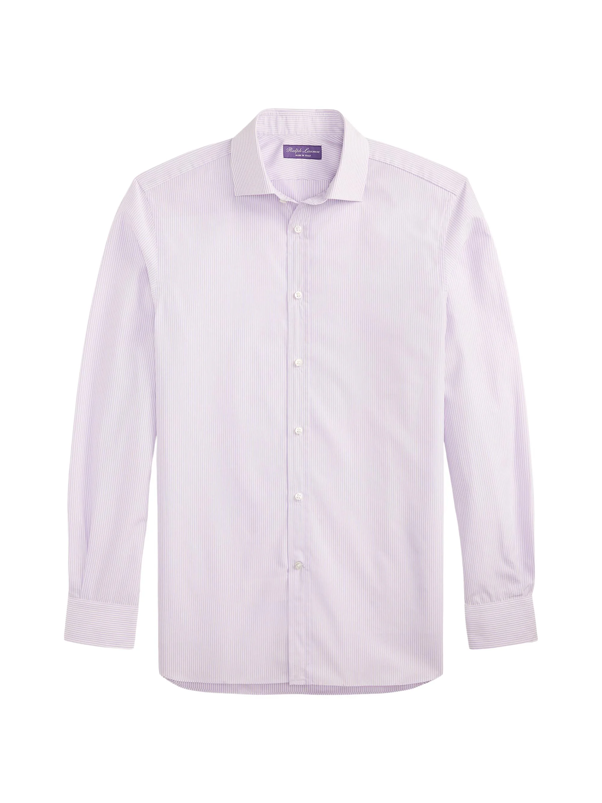 Men's Mini-Bengal-Stripe Shirt - Lavender - 1