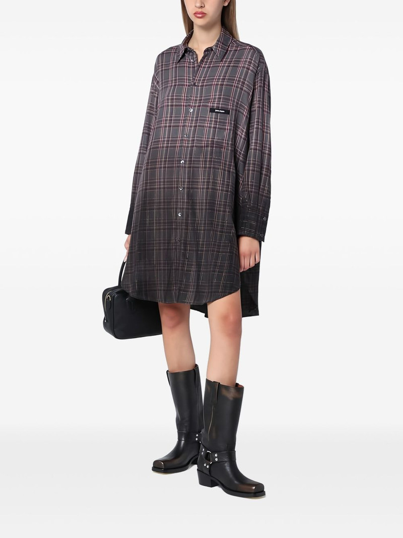 Palm Angels checked dress outlook