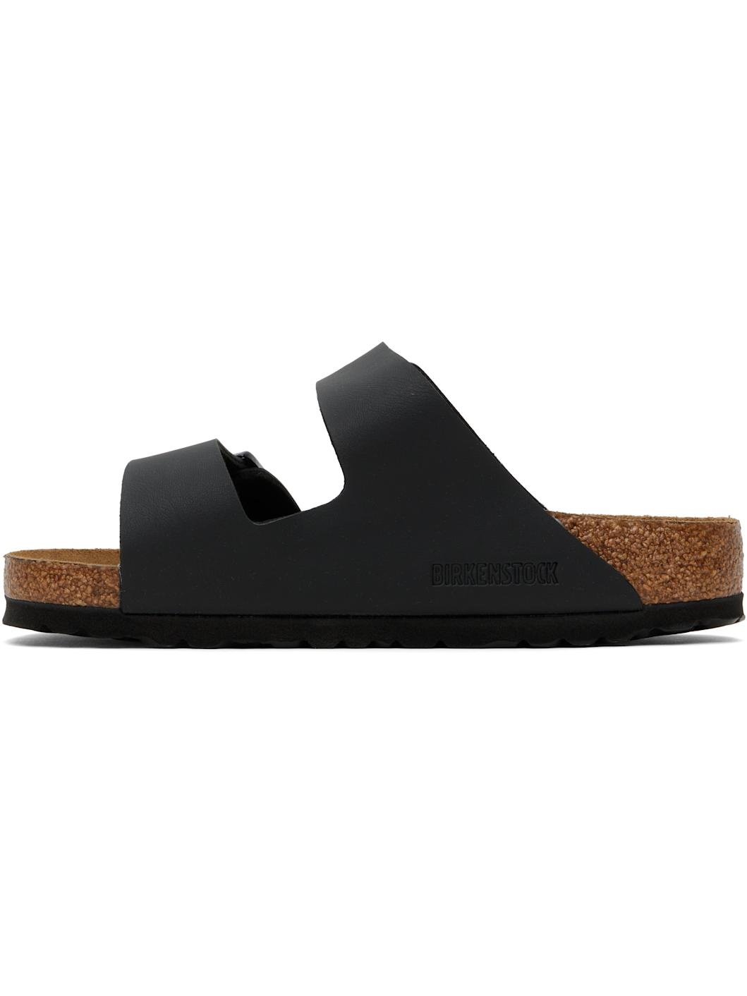Black Regular Arizona Sandals - 3