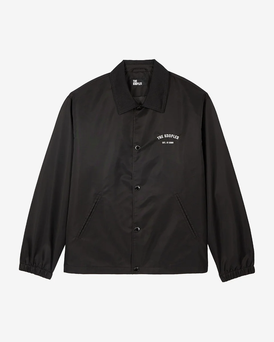 JACKET WITH BLACK BACK EMBROIDERY - 1