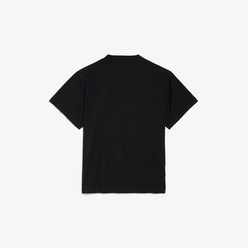 BALENCIAGA Men's Balenciaga Sacré Coeur Oversized T-shirt in Black outlook