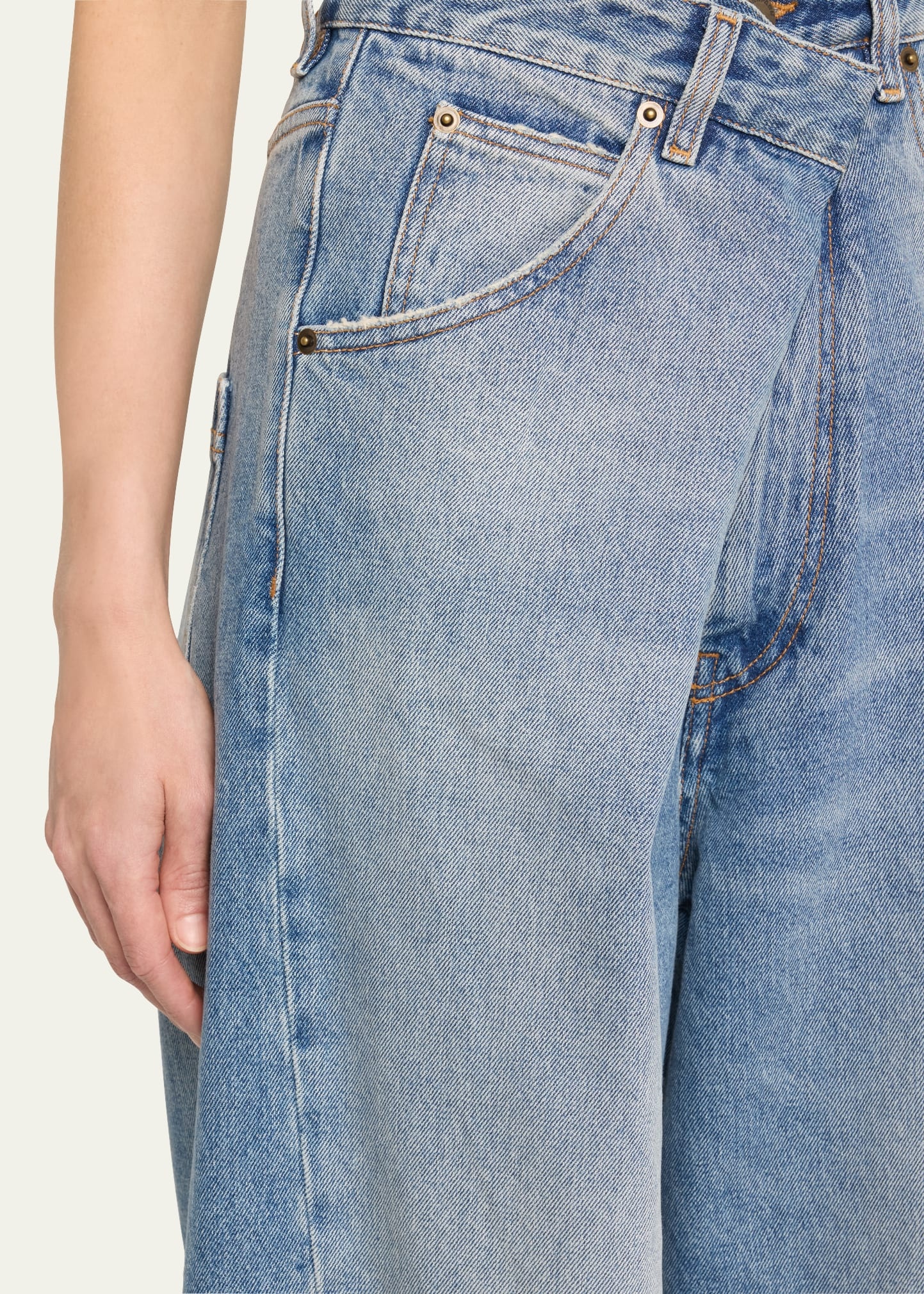Ines Foldover Jeans - 5