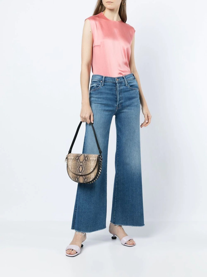 Stella McCartney Frayme foldover-top shoulder bag outlook