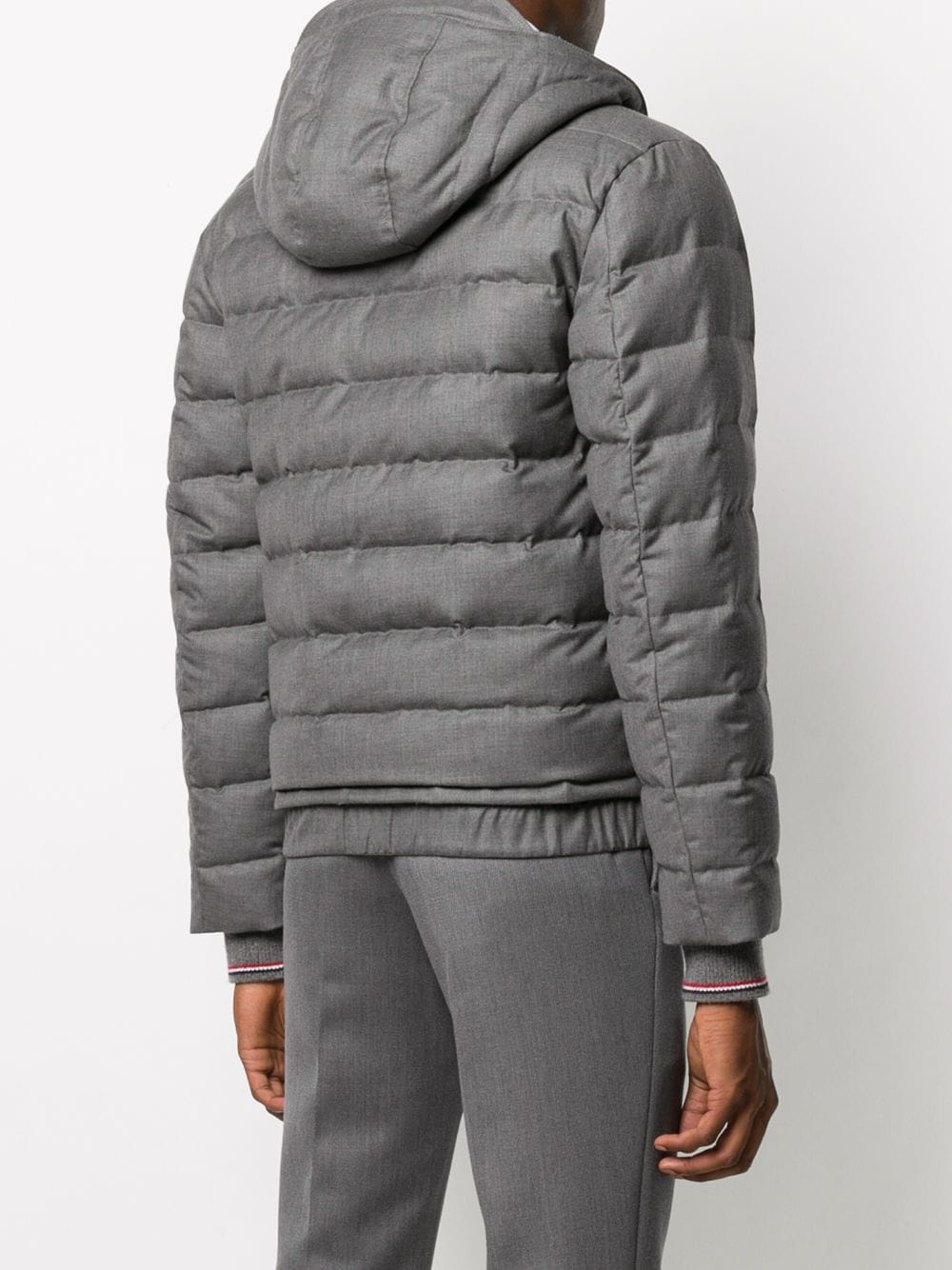 super 120s twill ski jacket - 4