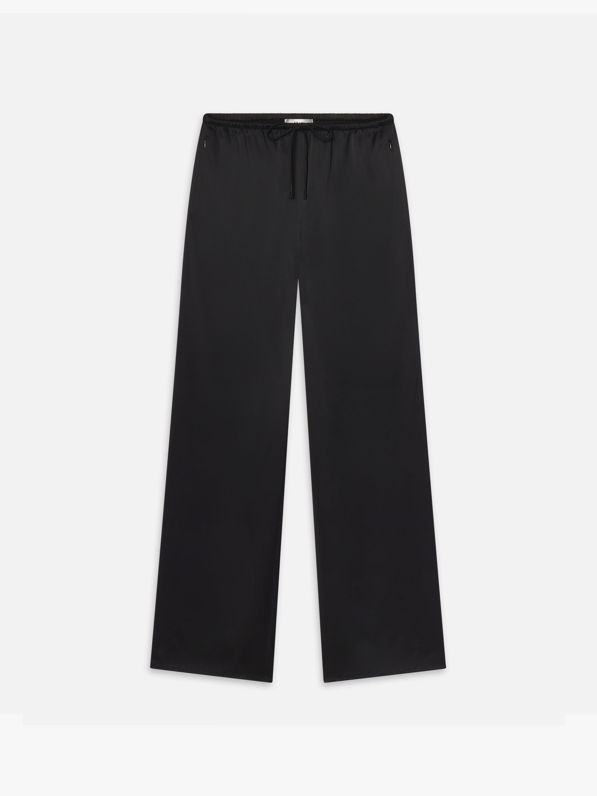 The Silk Lounge Pant in Black - 1
