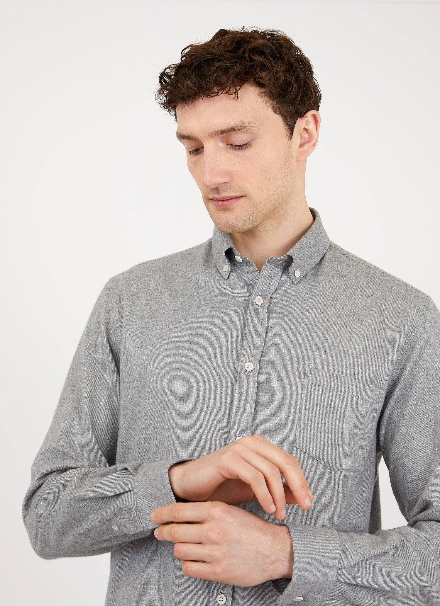 Button Down Flannel Shirt - 5