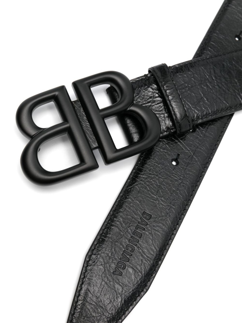 BALENCIAGA Monaco leather belt outlook