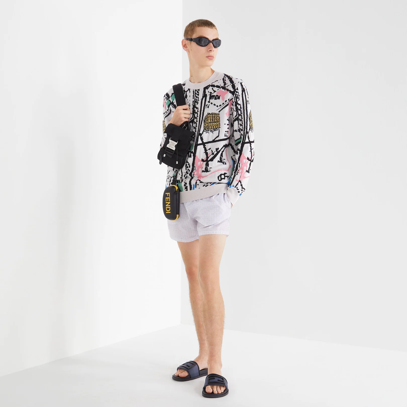 Multicolor knit pullover - 4