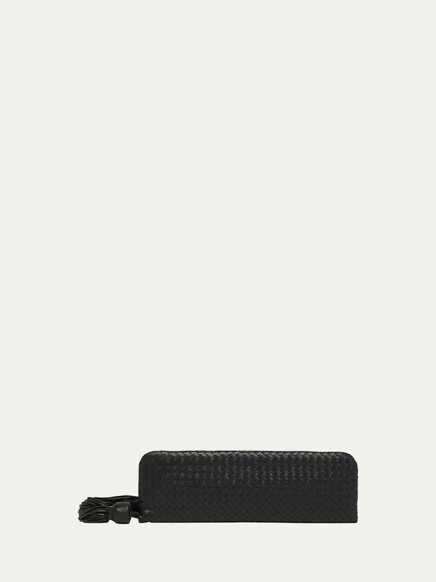 Tassel Nappa Leather Clutch Bag - 1