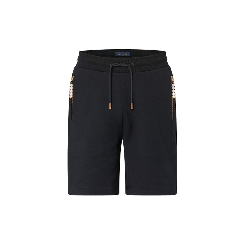 Embroidered Jersey Shorts 1