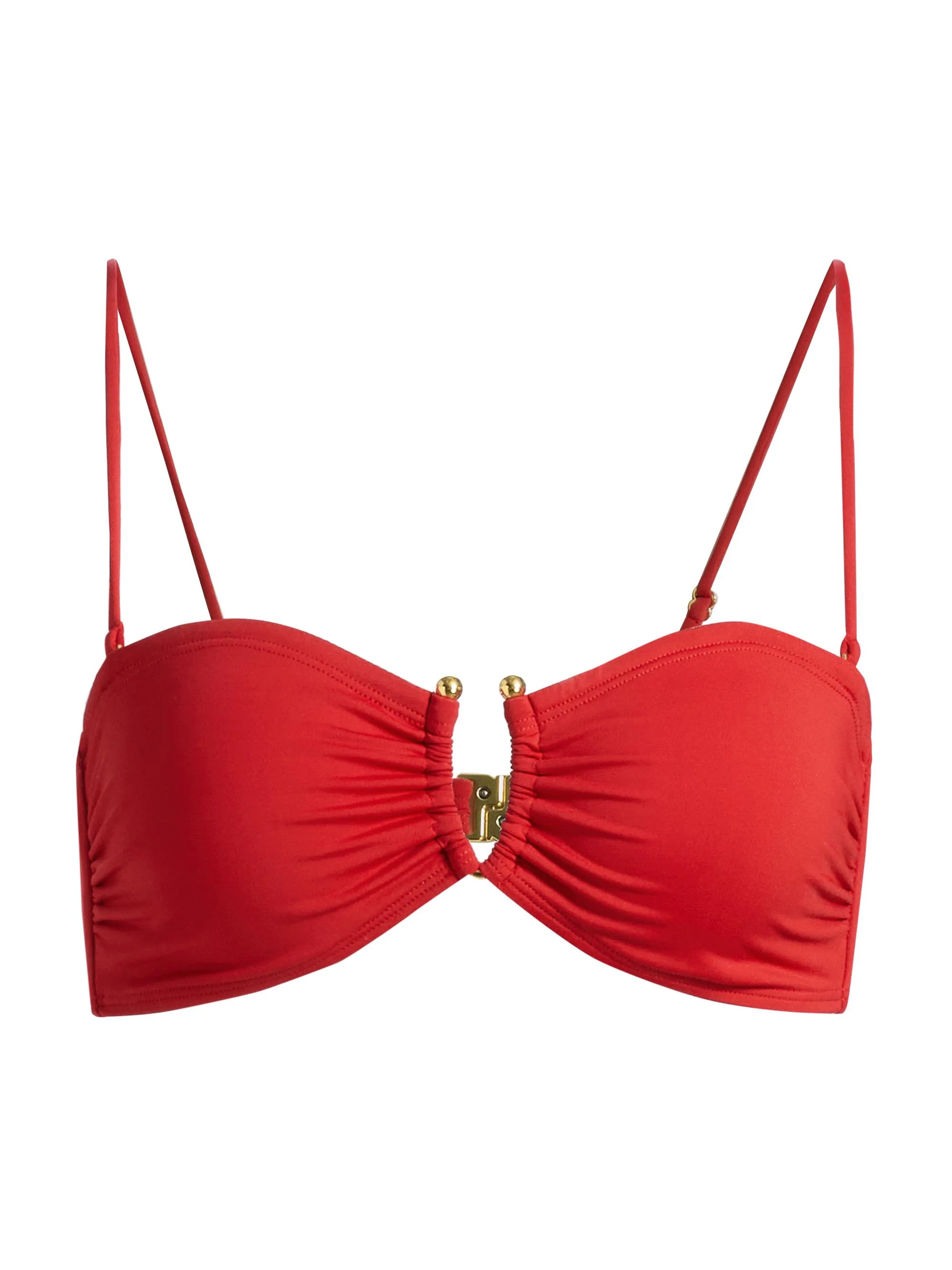 Women's Bandeau Bikini Top - Red - 1