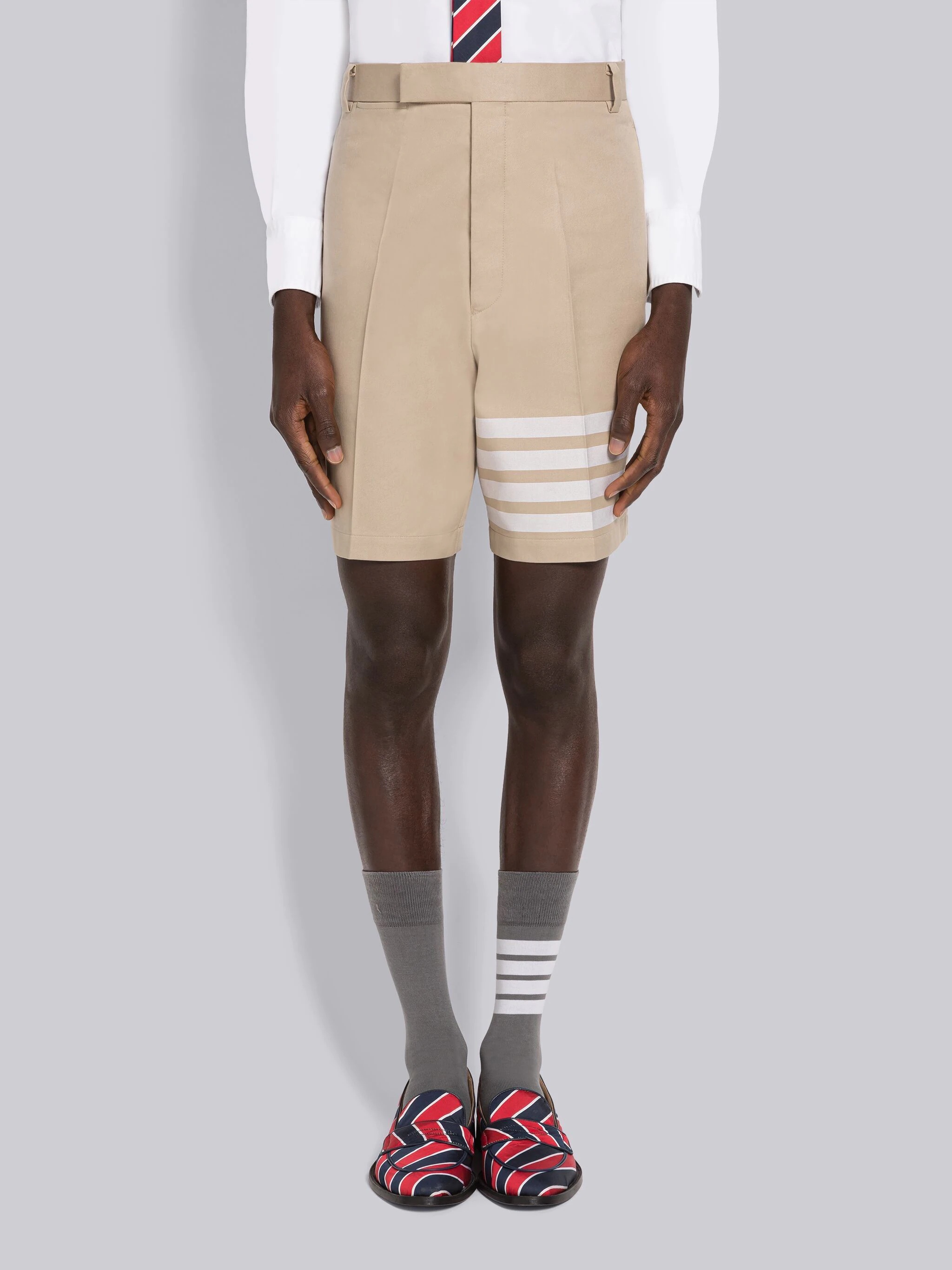Cotton 4-Bar Double Welt Pocket Short - 1