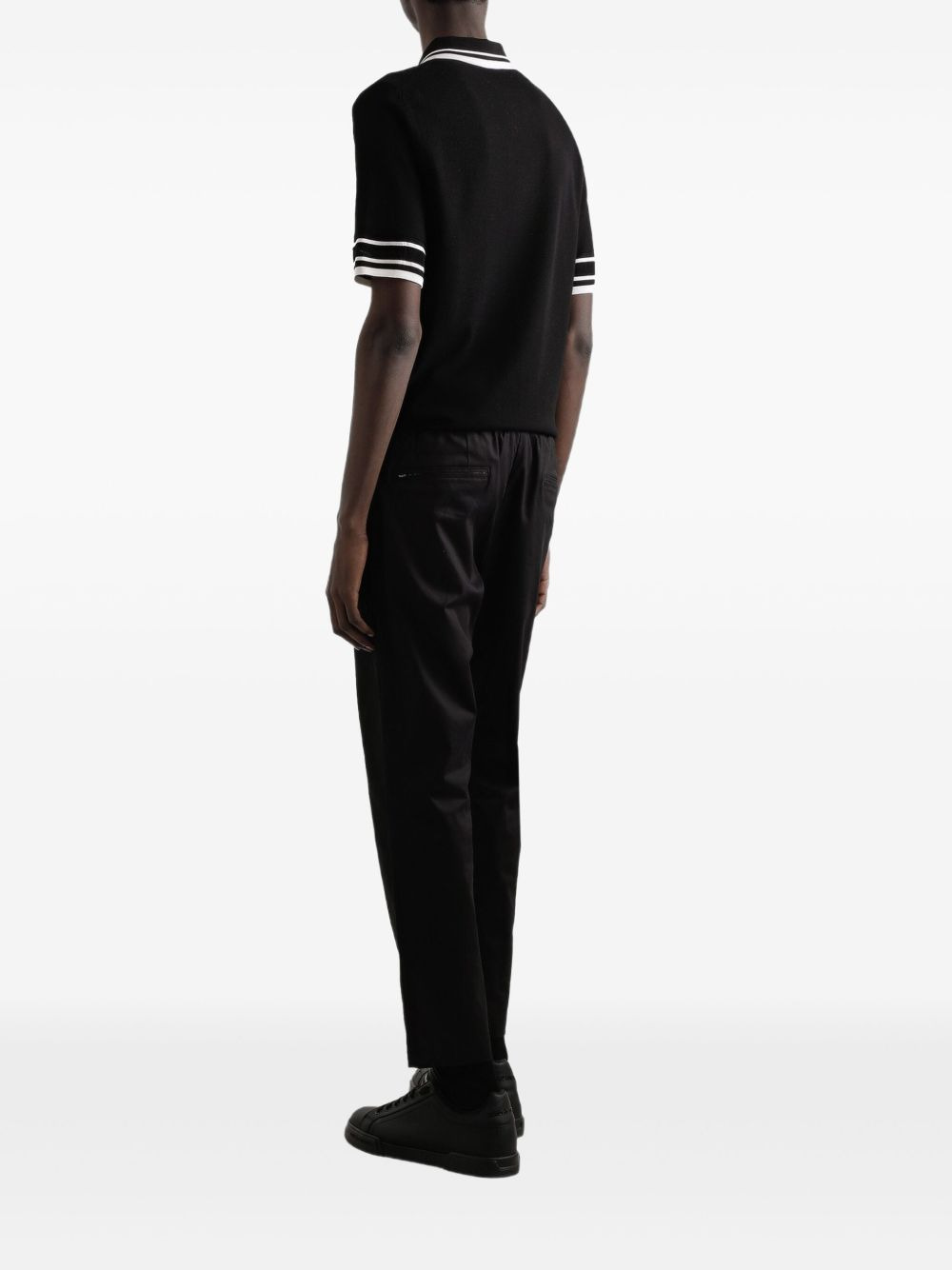contrast-trim polo shirt - 3