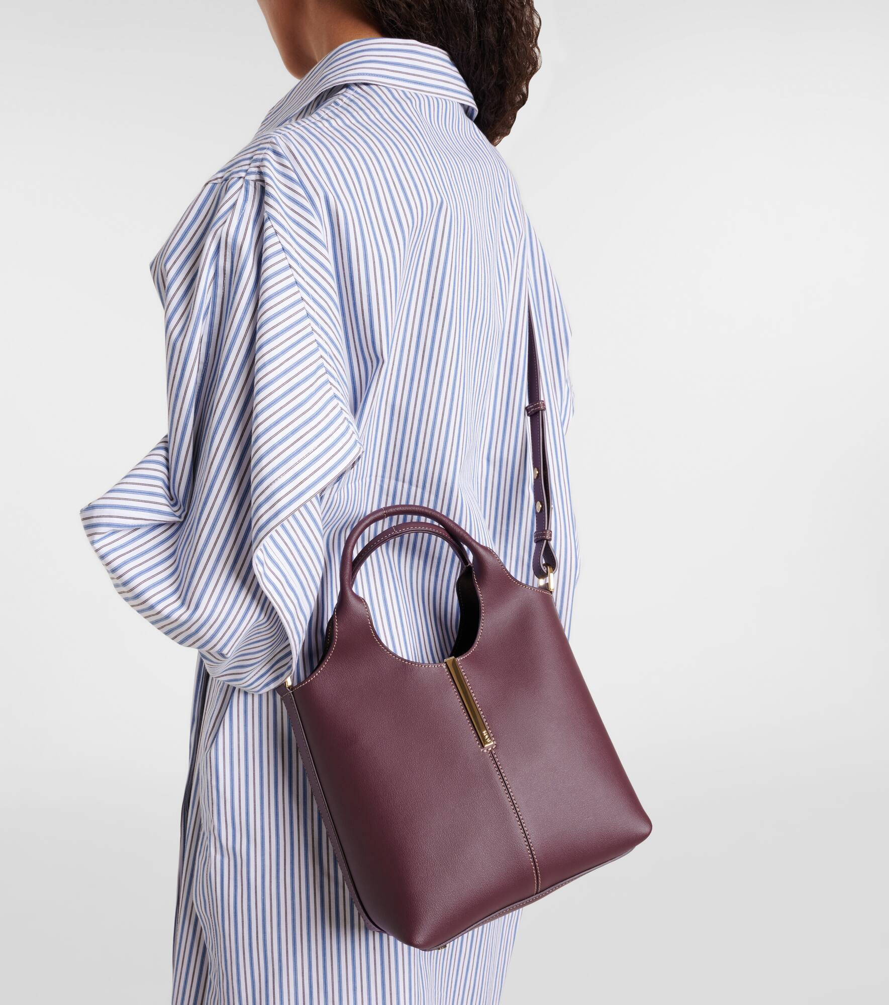 Ebr Small leather tote bag - 5