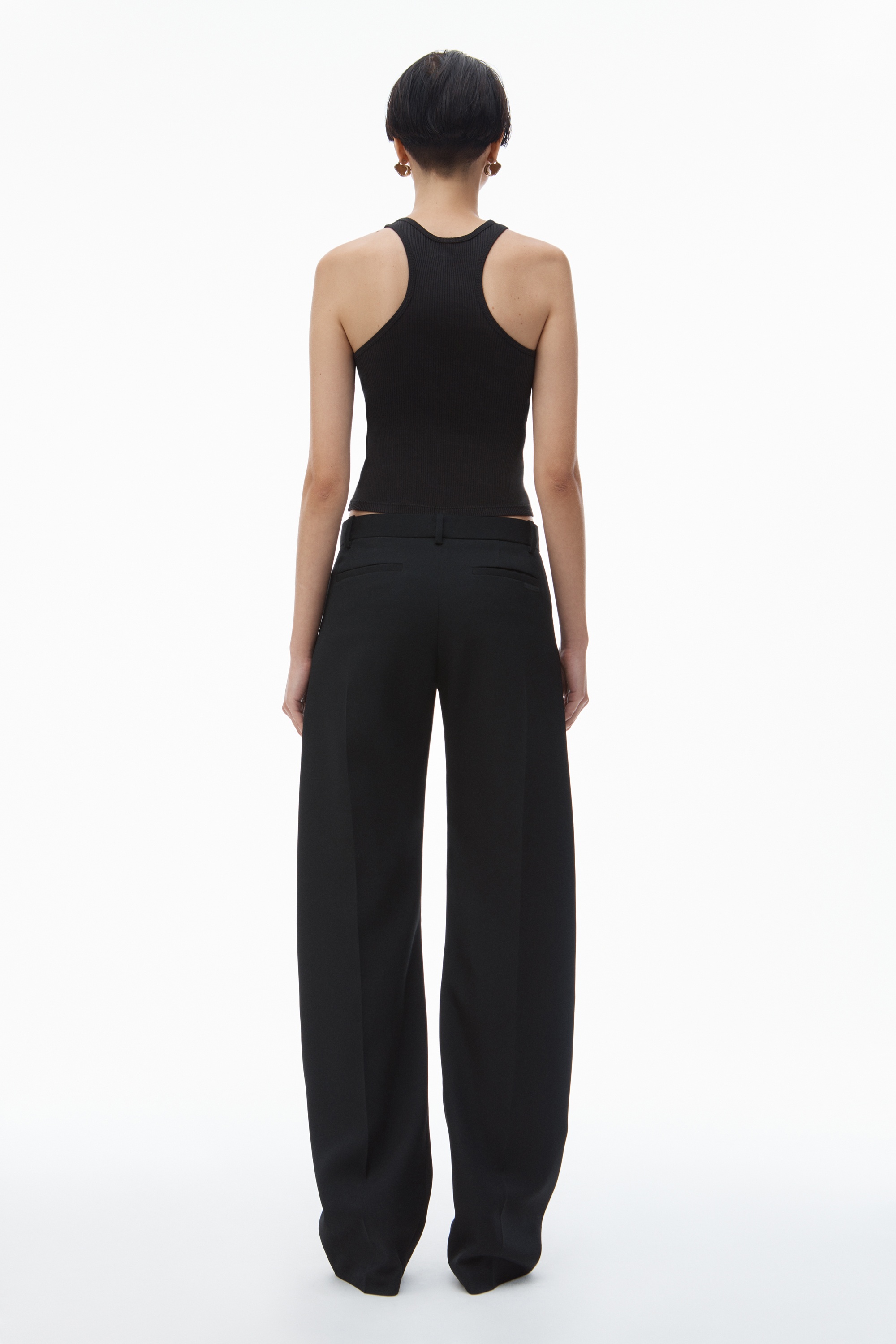 Mid-Rise Tailored Trouser - 4