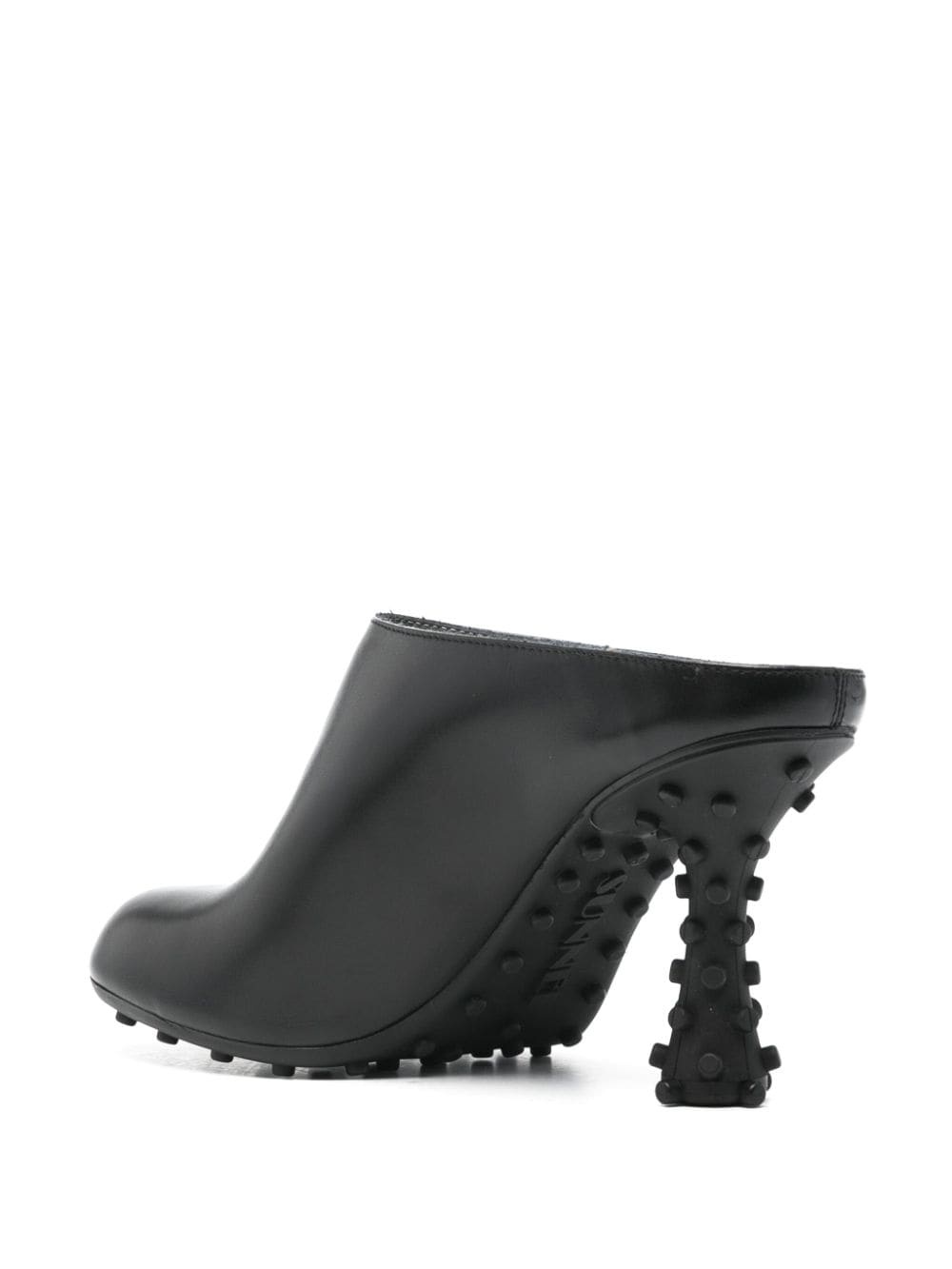 1000Chiodi 105mm leather mules - 3