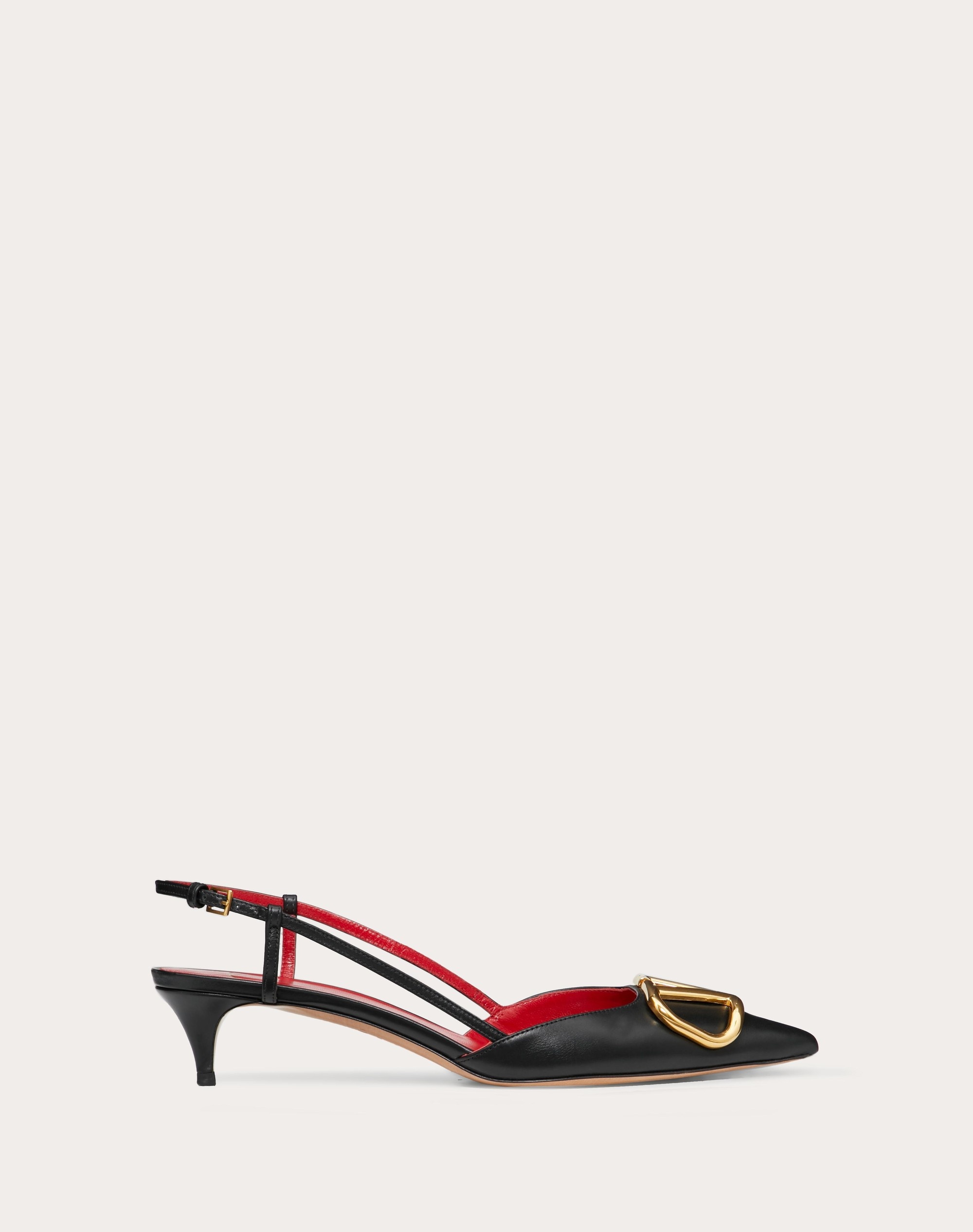 VLOGO SIGNATURE CALFSKIN SLINGBACK PUMP 40MM / 1.6 IN. - 1