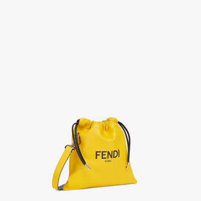 FENDI Yellow nappa leather bag outlook