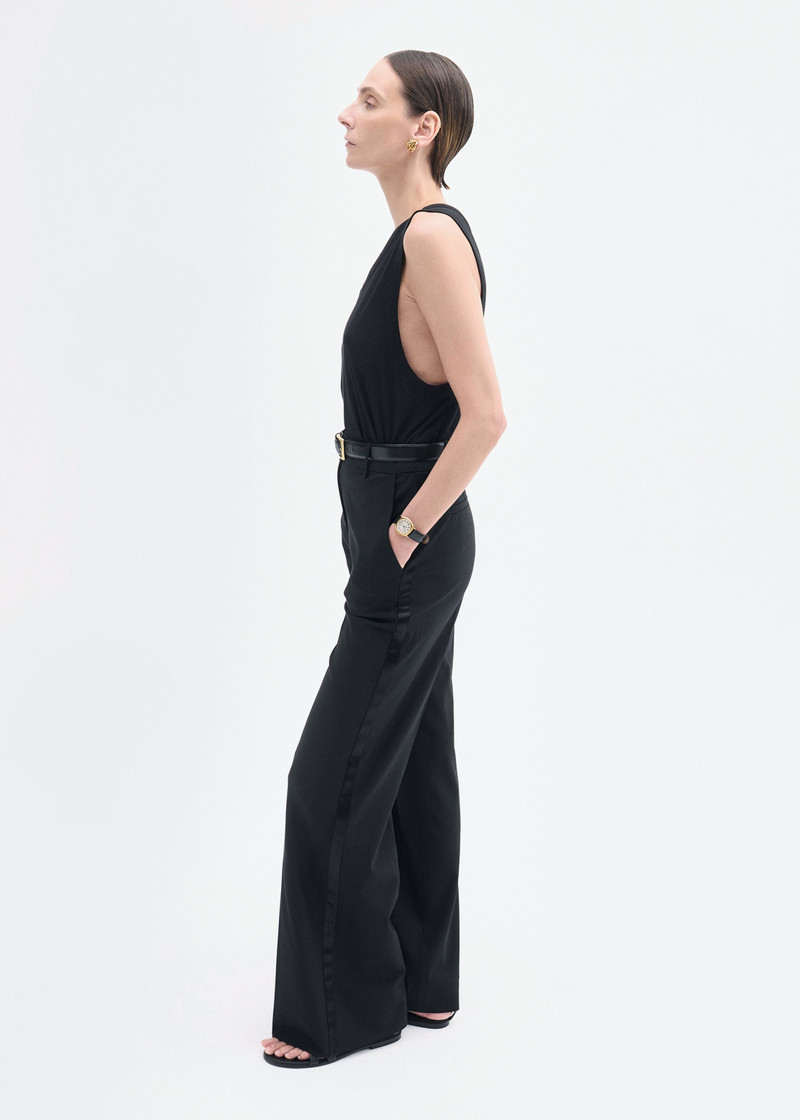 Tuxedo Pant in Wool and Silk 3