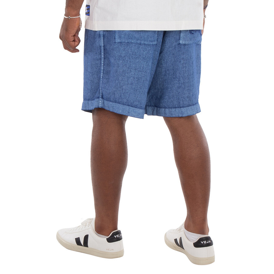 Burberry Equestrian Knight Applique Linen Shorts - 5