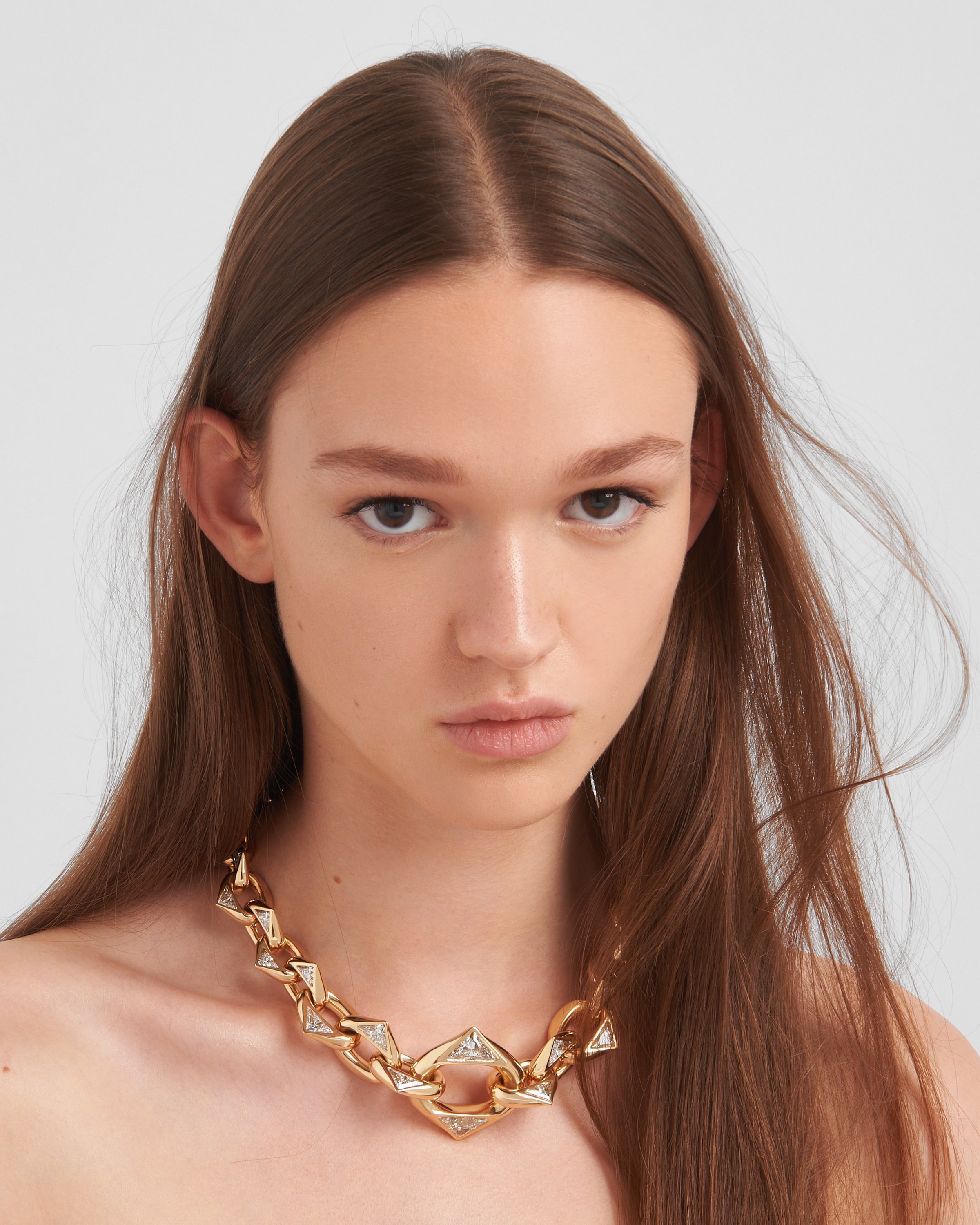 Eternal Gold chain necklace in yellow gold and laboratory-grown diamonds - 4