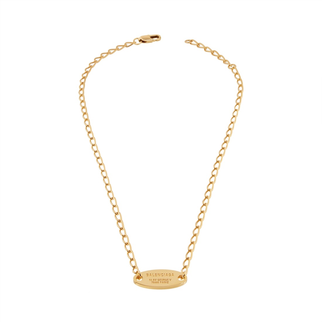 【BALENCIAGA】Everyday brass necklace BALENCIAGA Everyday brass necklace | luisaviaroma | REVERSIBLE