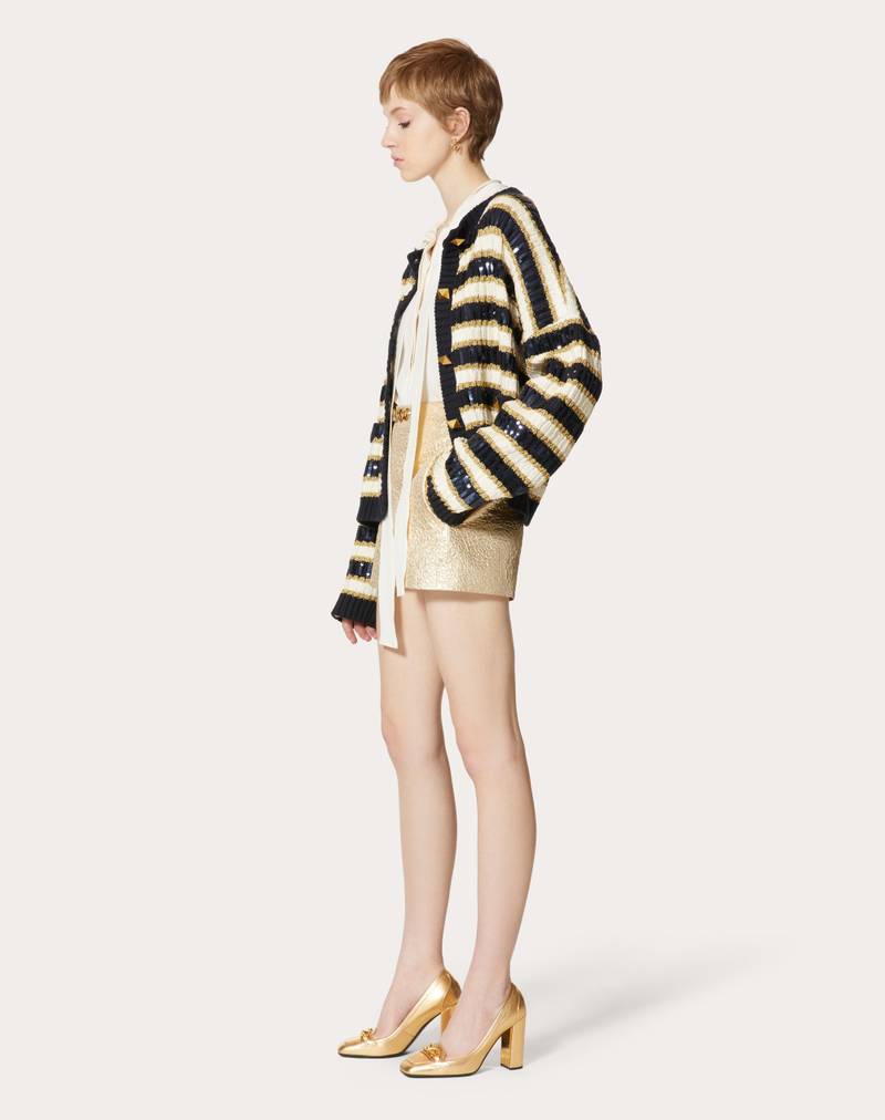 Valentino EMBROIDERED KNIT JACKET outlook