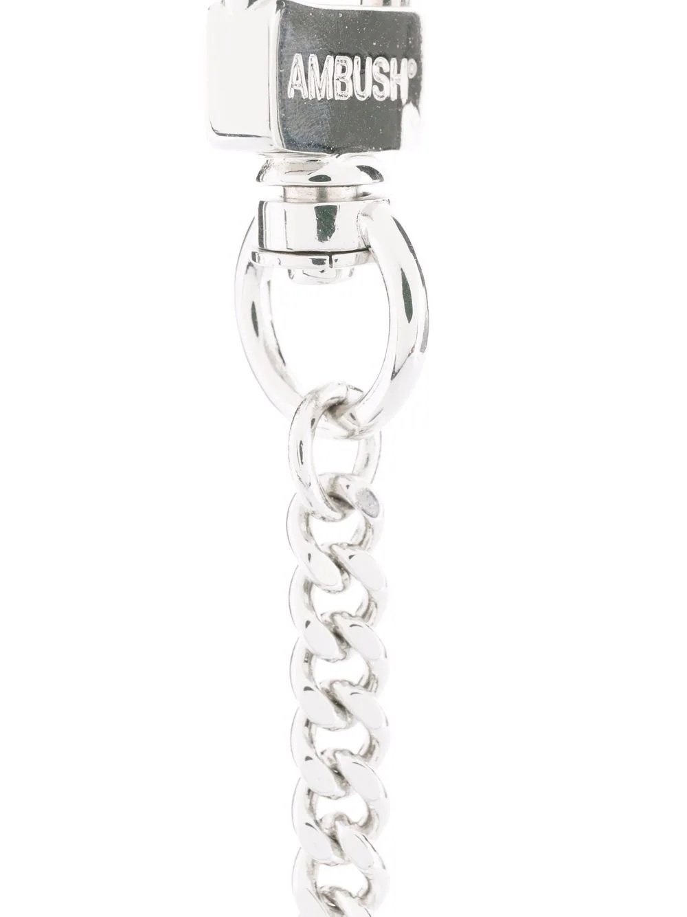 logo-lettering case keychain - 2