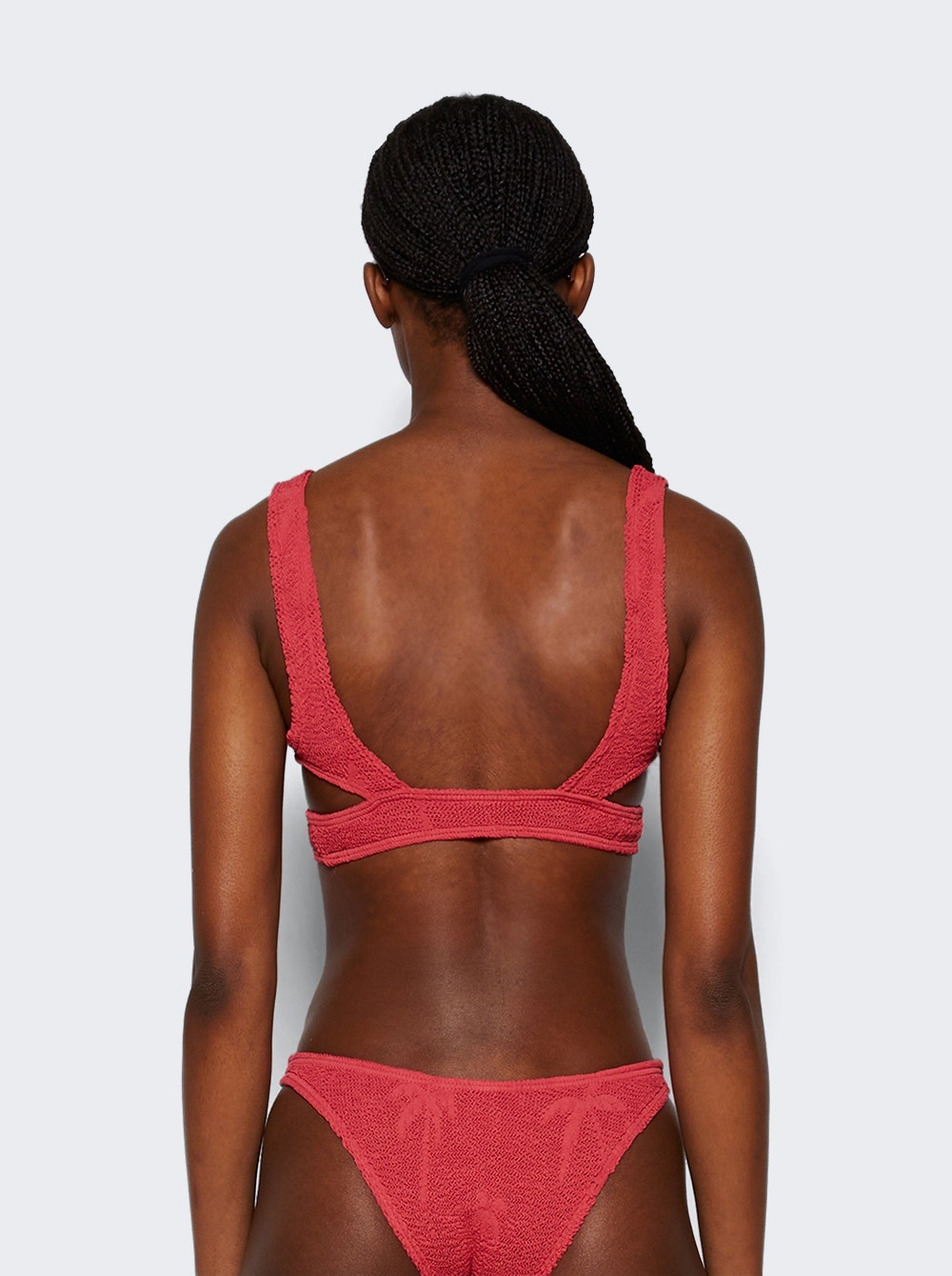 Nino Crop Bikini Top Mineral Red Palm - 5