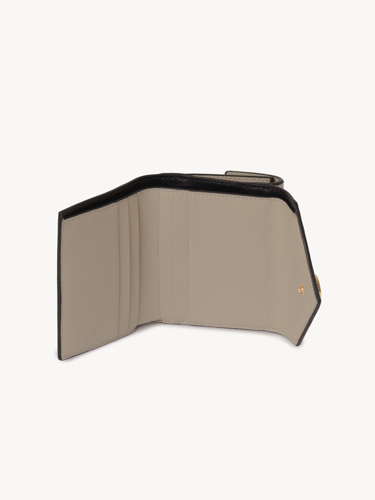 SMALL ENVELOPE TRI-FOLD IN GRAINED LEATHER - 3