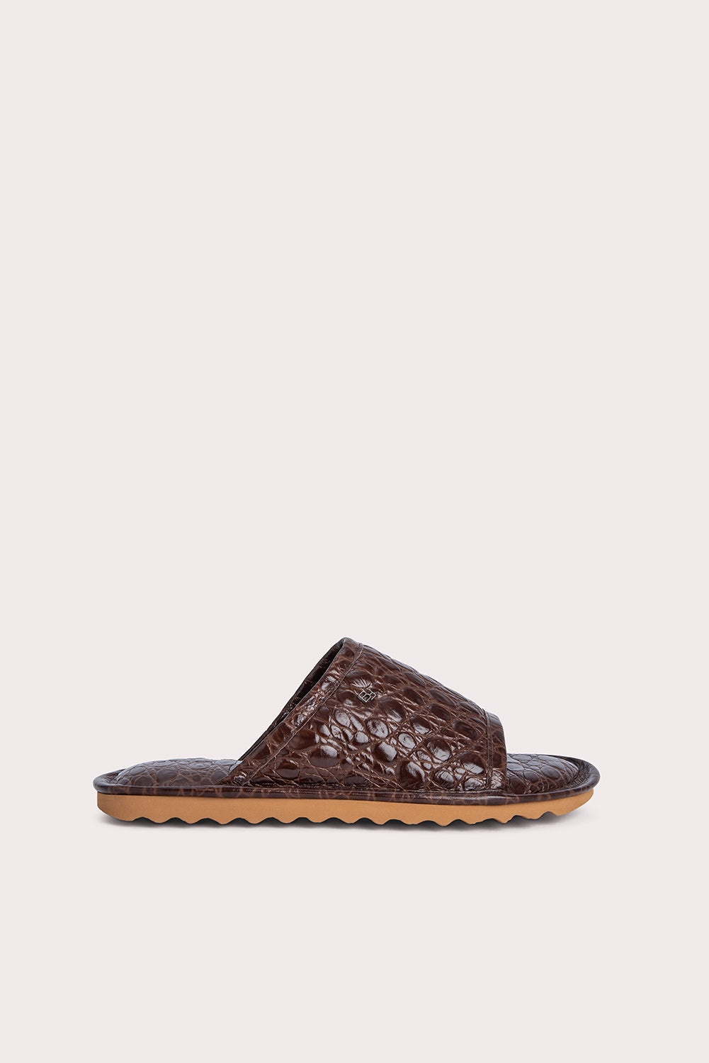 Ari Sequoia Circular Croco Embossed Leather - 1