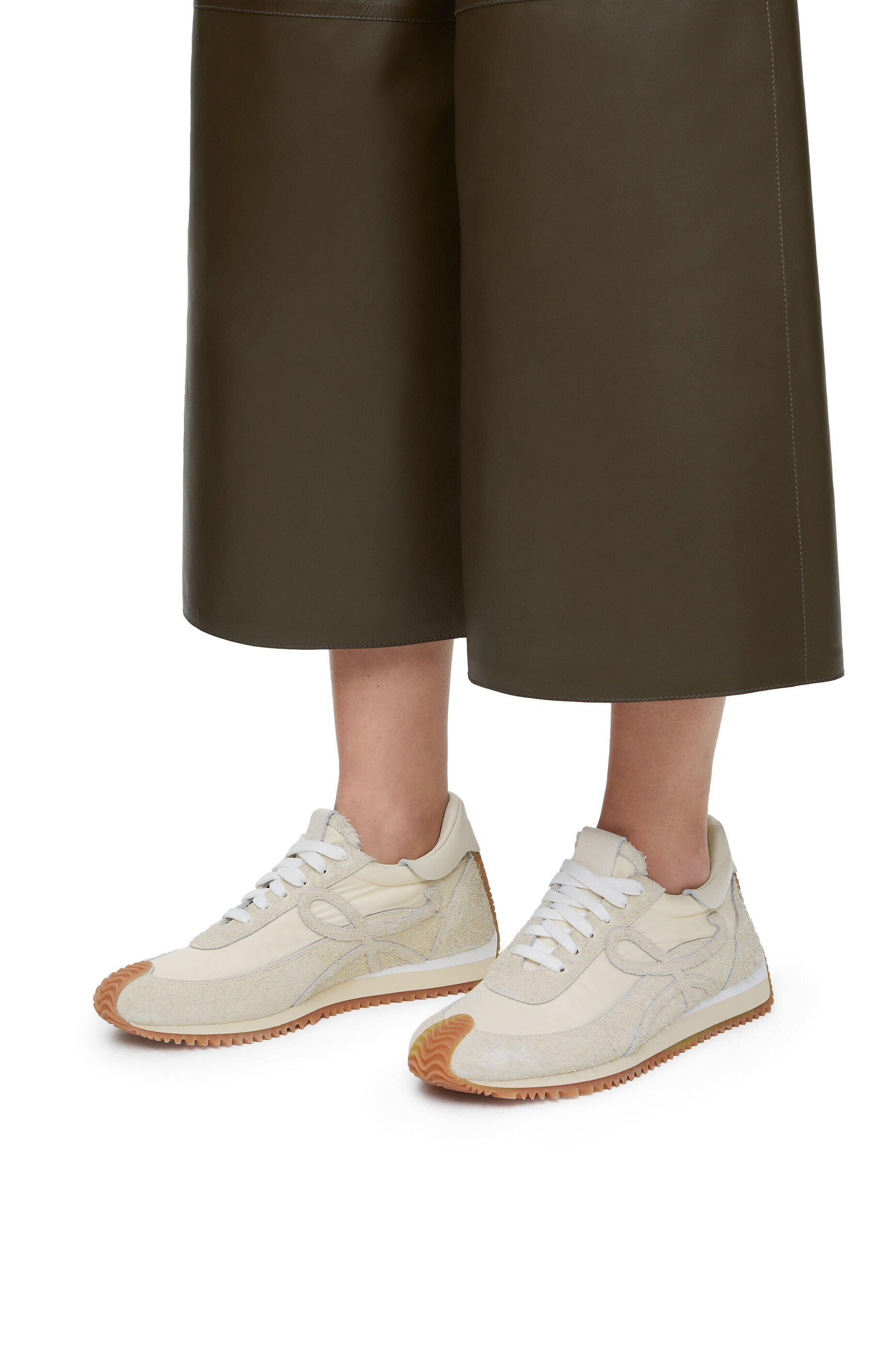 Flow Runner in nylon and brushed suede - 2