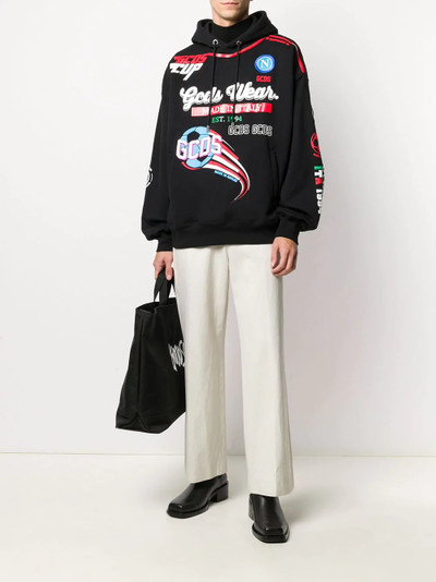 GCDS logo print sweatshirt outlook