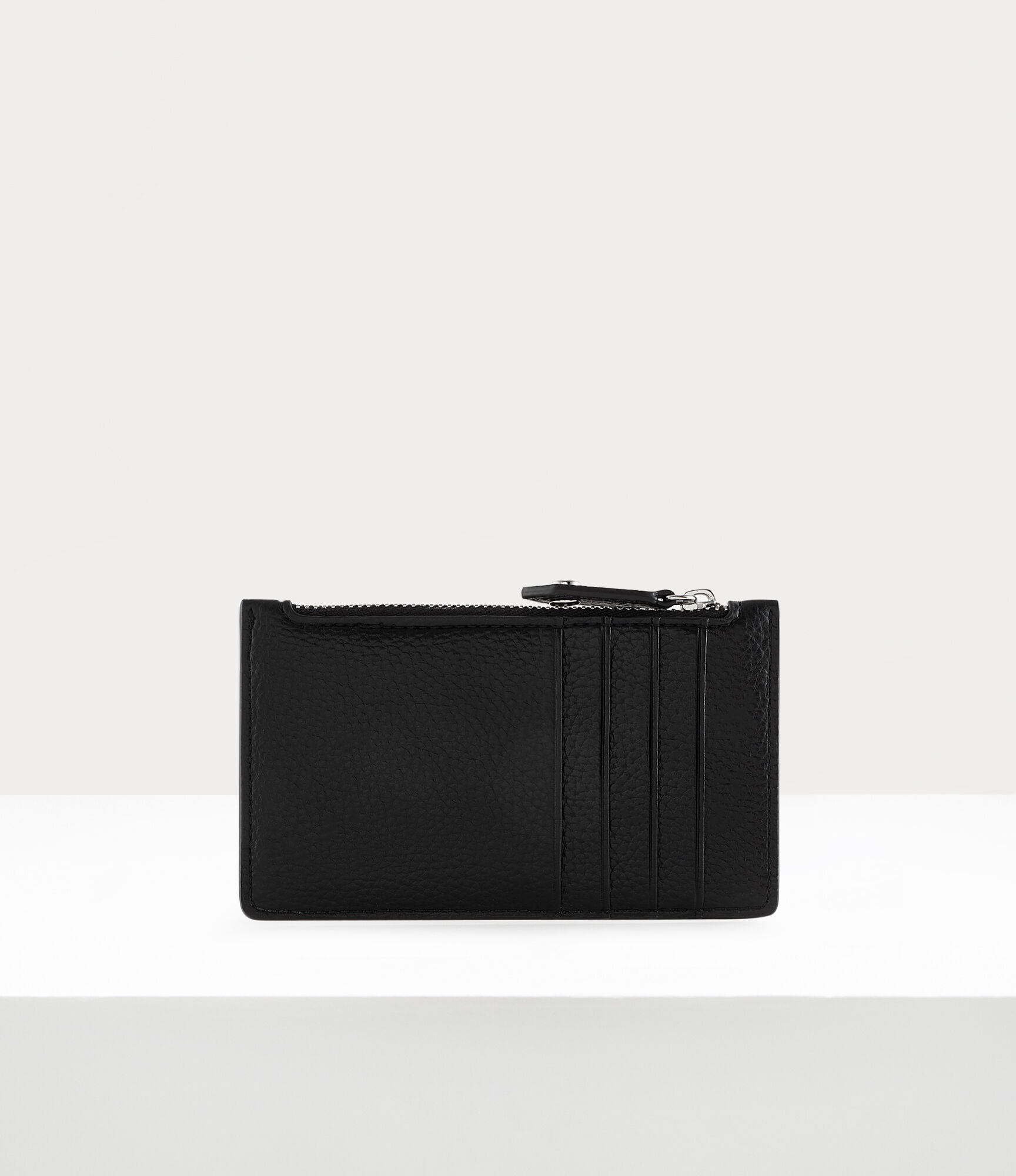 RE-VEGAN GRAIN SLIM LONG CARD HOLDER - 3